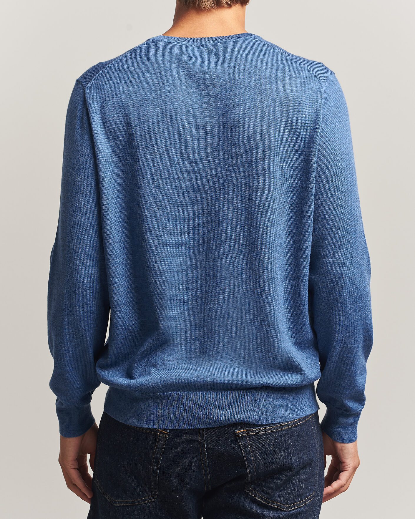 Herr | Tröjor | Polo Ralph Lauren | Long Sleeve Pullover Clarity Blue