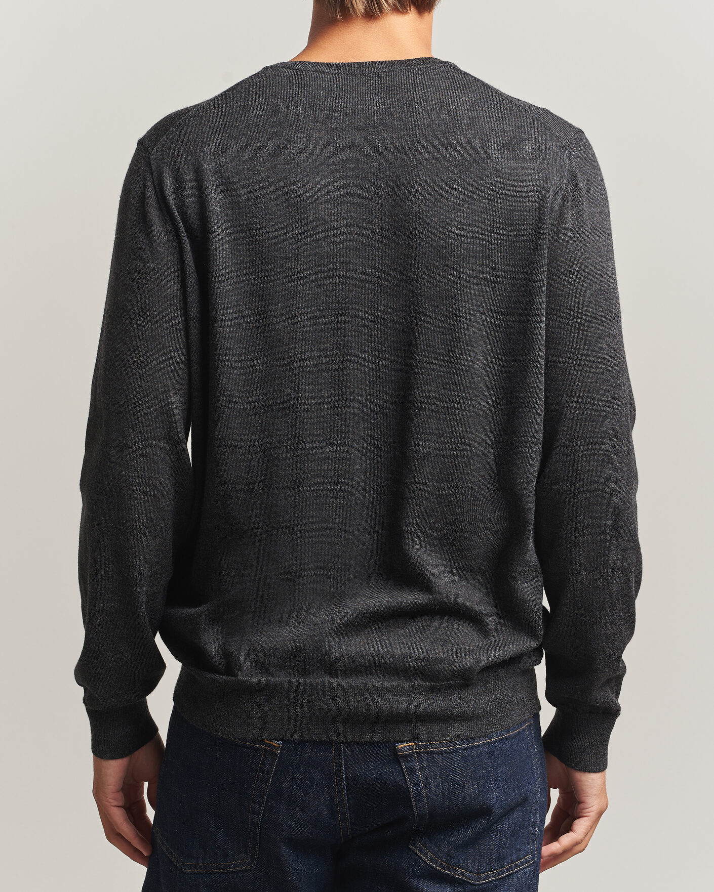 Herr | Tröjor | Polo Ralph Lauren | Long Sleeve Pullover Dark Granite