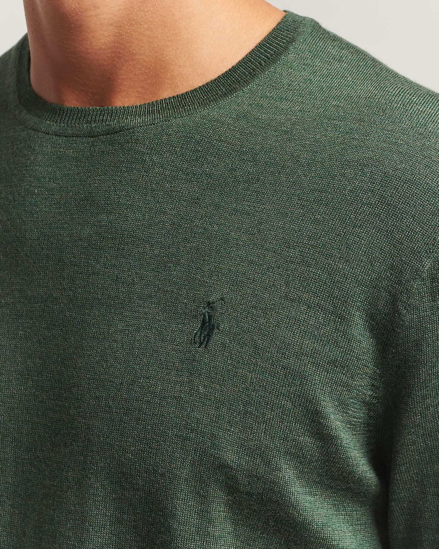 Herr | Tröjor | Polo Ralph Lauren | Long Sleeve Pullover Lodgepole Pine