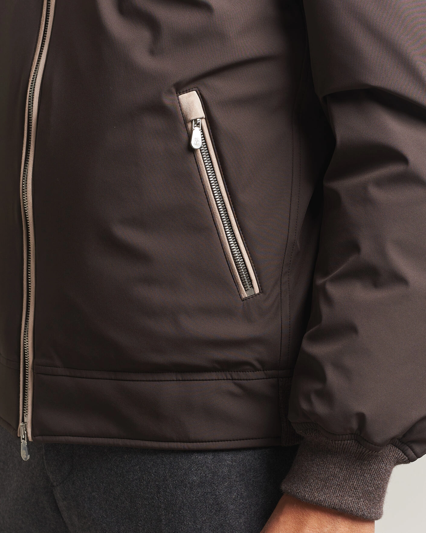 Herr | Jackor | Brunello Cucinelli | Padded Jacket Dark Brown