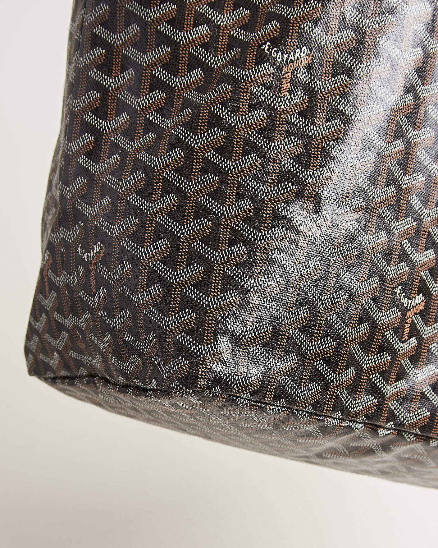 Herr | Pre-Owned & Vintage Bags | Goyard Pre-Owned | Saint Louis GM Coated Canvas Tote Bag Black