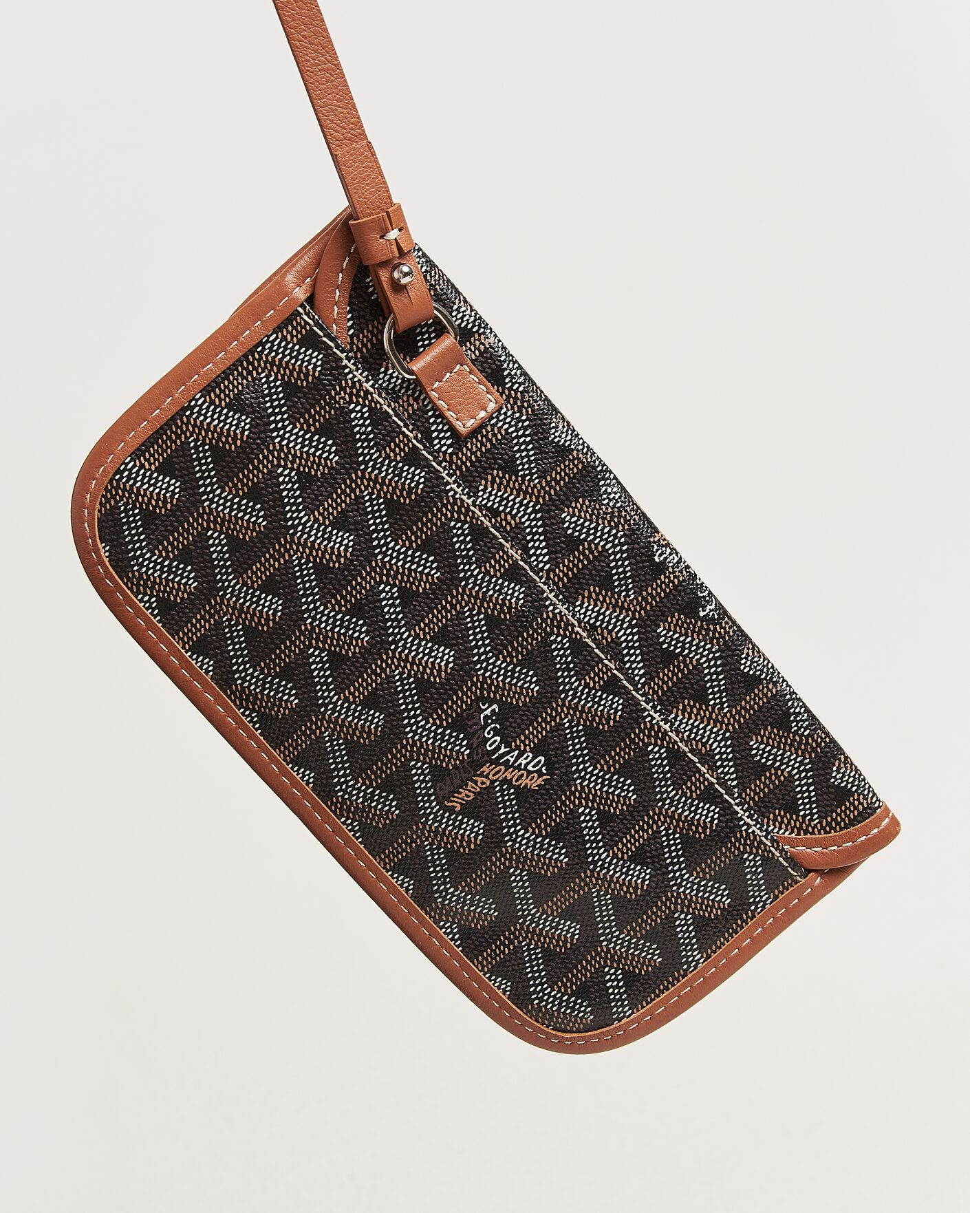Herr | Pre-Owned & Vintage Bags | Goyard Pre-Owned | Saint Louis GM Coated Canvas Tote Bag Black