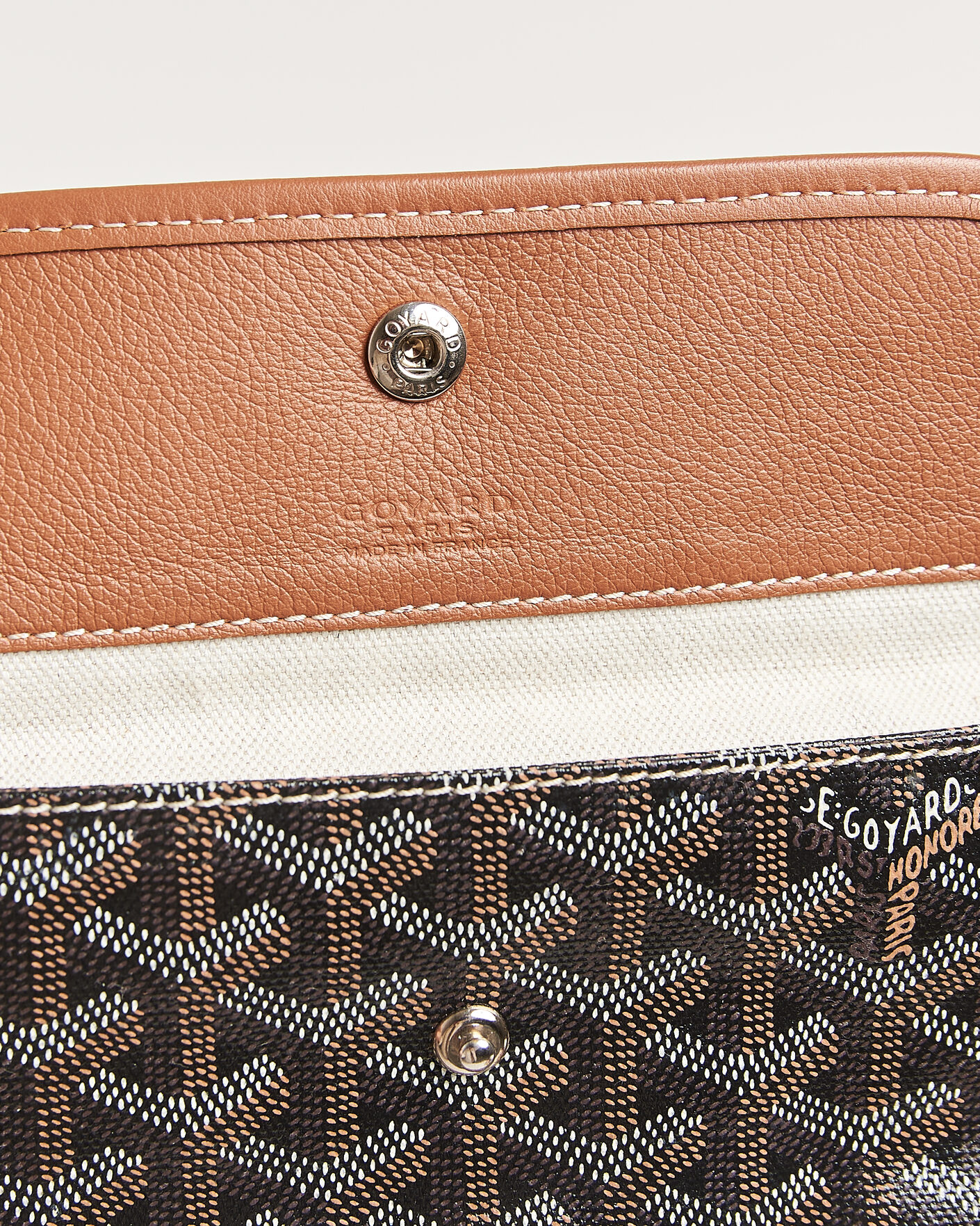 Herr | Pre-Owned & Vintage Bags | Goyard Pre-Owned | Saint Louis GM Coated Canvas Tote Bag Black