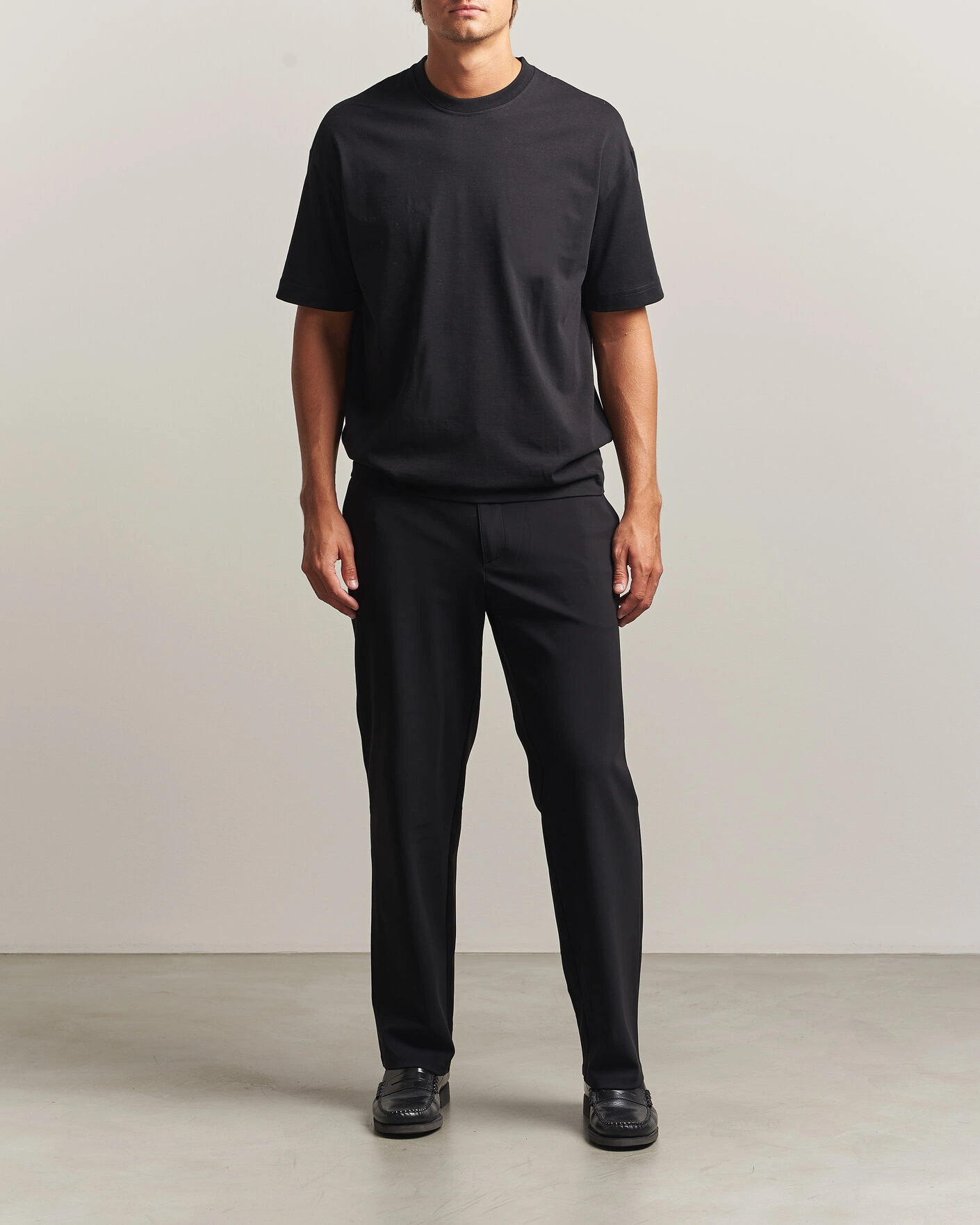 Herr | T-Shirts | Samsøe Samsøe | Jason Heavy Cotton T-Shirt Black