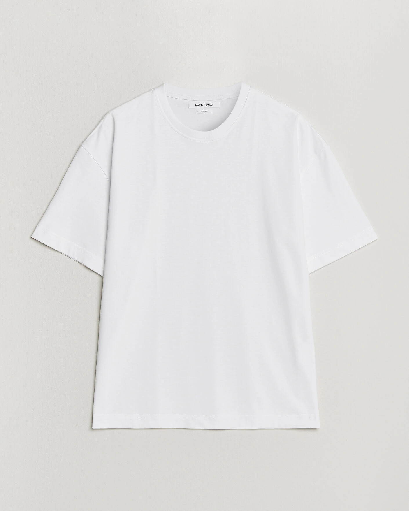 Herr | T-Shirts | Samsøe Samsøe | Jason Heavy Cotton T-Shirt White