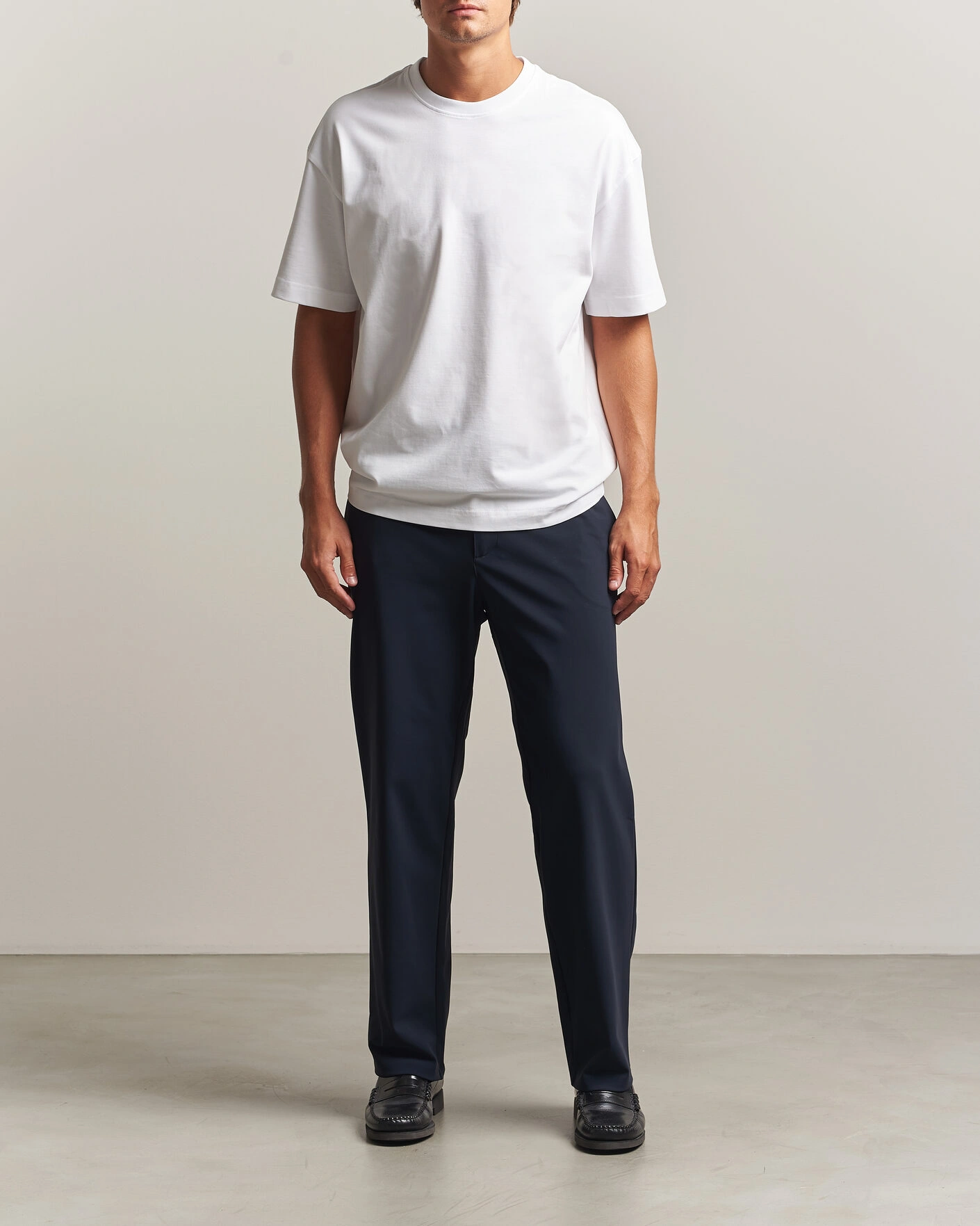 Herr | T-Shirts | Samsøe Samsøe | Jason Heavy Cotton T-Shirt White