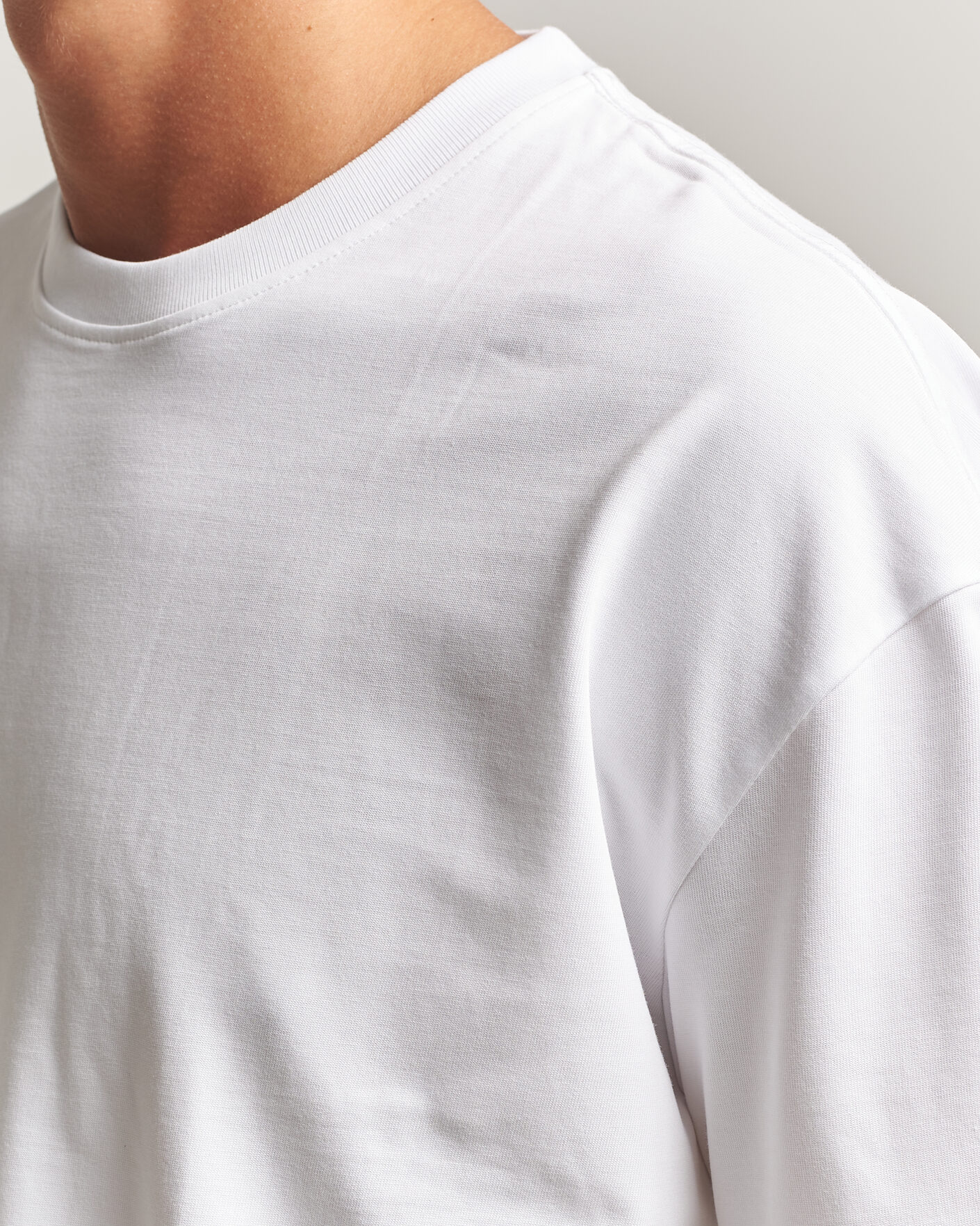 Herr | T-Shirts | Samsøe Samsøe | Jason Heavy Cotton T-Shirt White