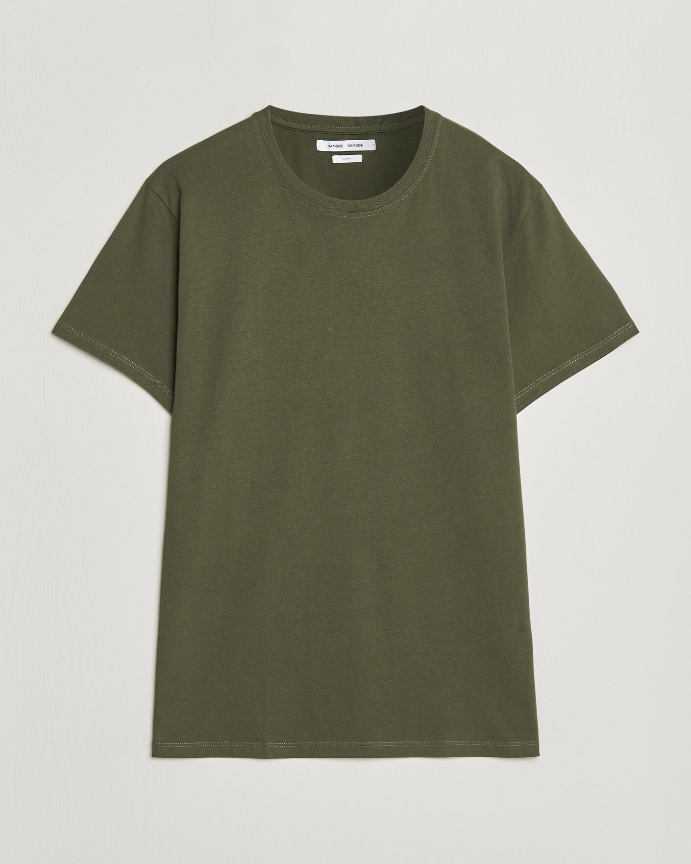 Herr | T-Shirts | Samsøe Samsøe | Kronos Cotton T-Shirt Forest Night