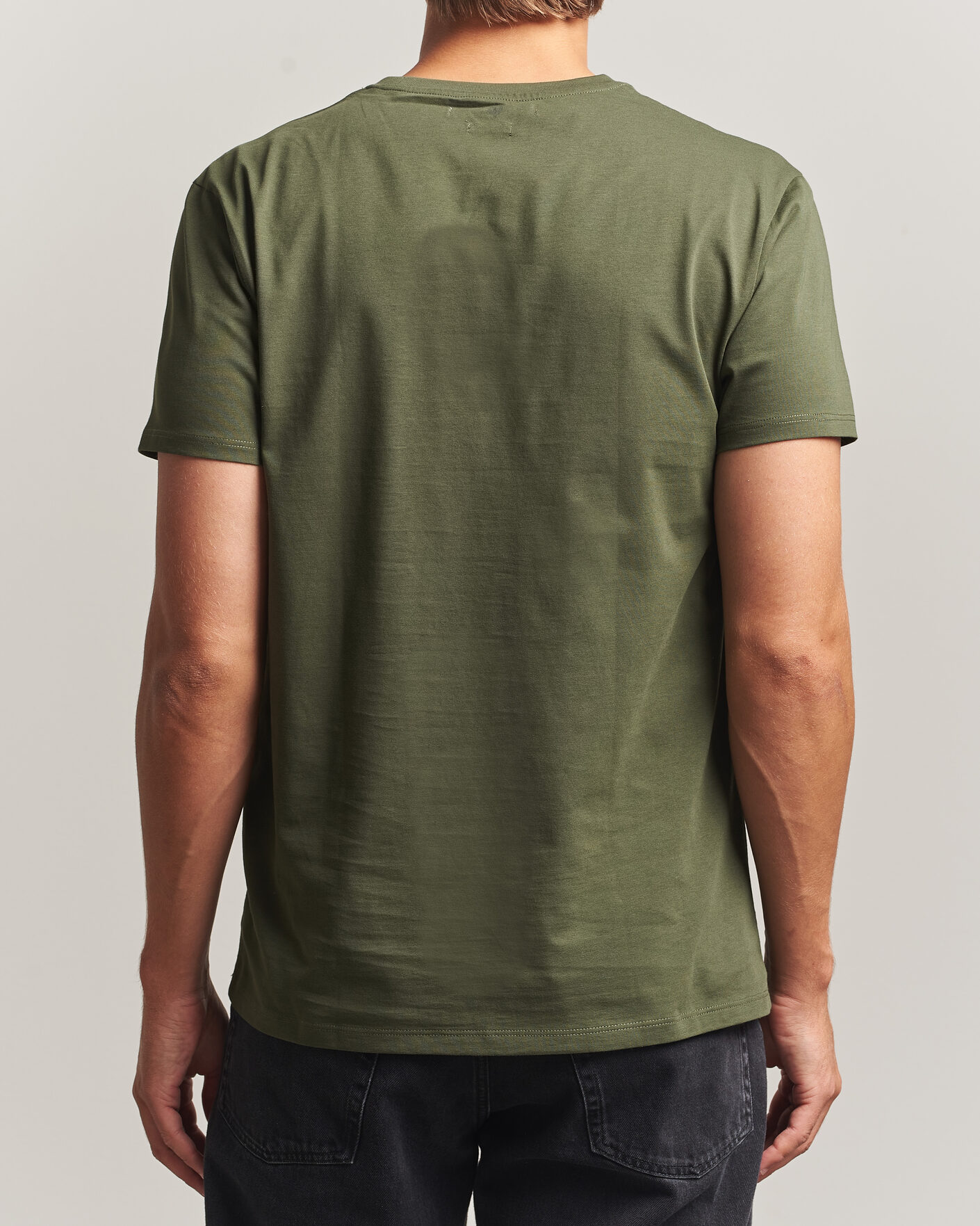 Herr | T-Shirts | Samsøe Samsøe | Kronos Cotton T-Shirt Forest Night