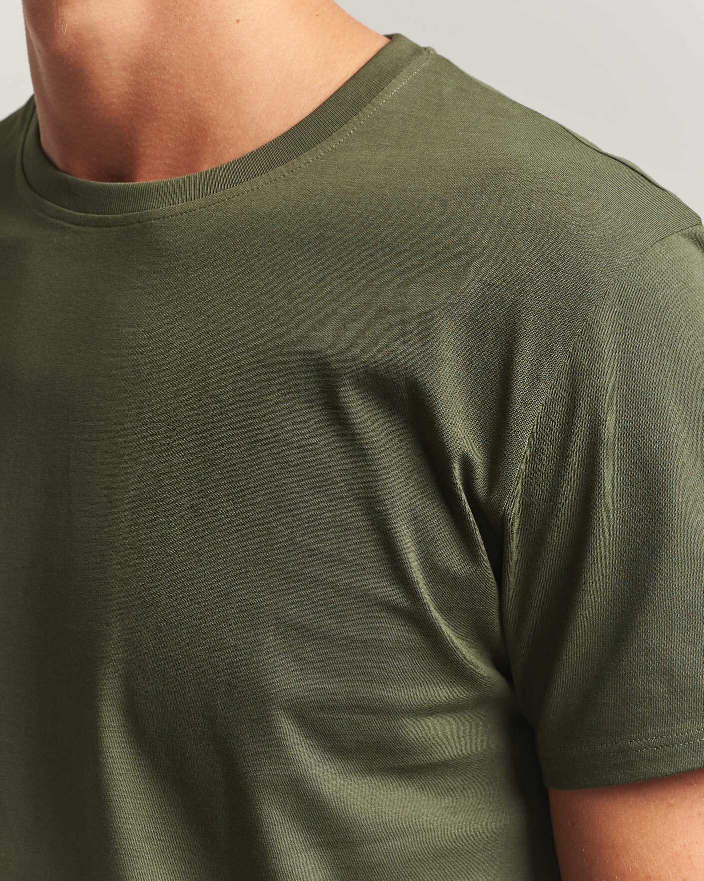 Herr | T-Shirts | Samsøe Samsøe | Kronos Cotton T-Shirt Forest Night