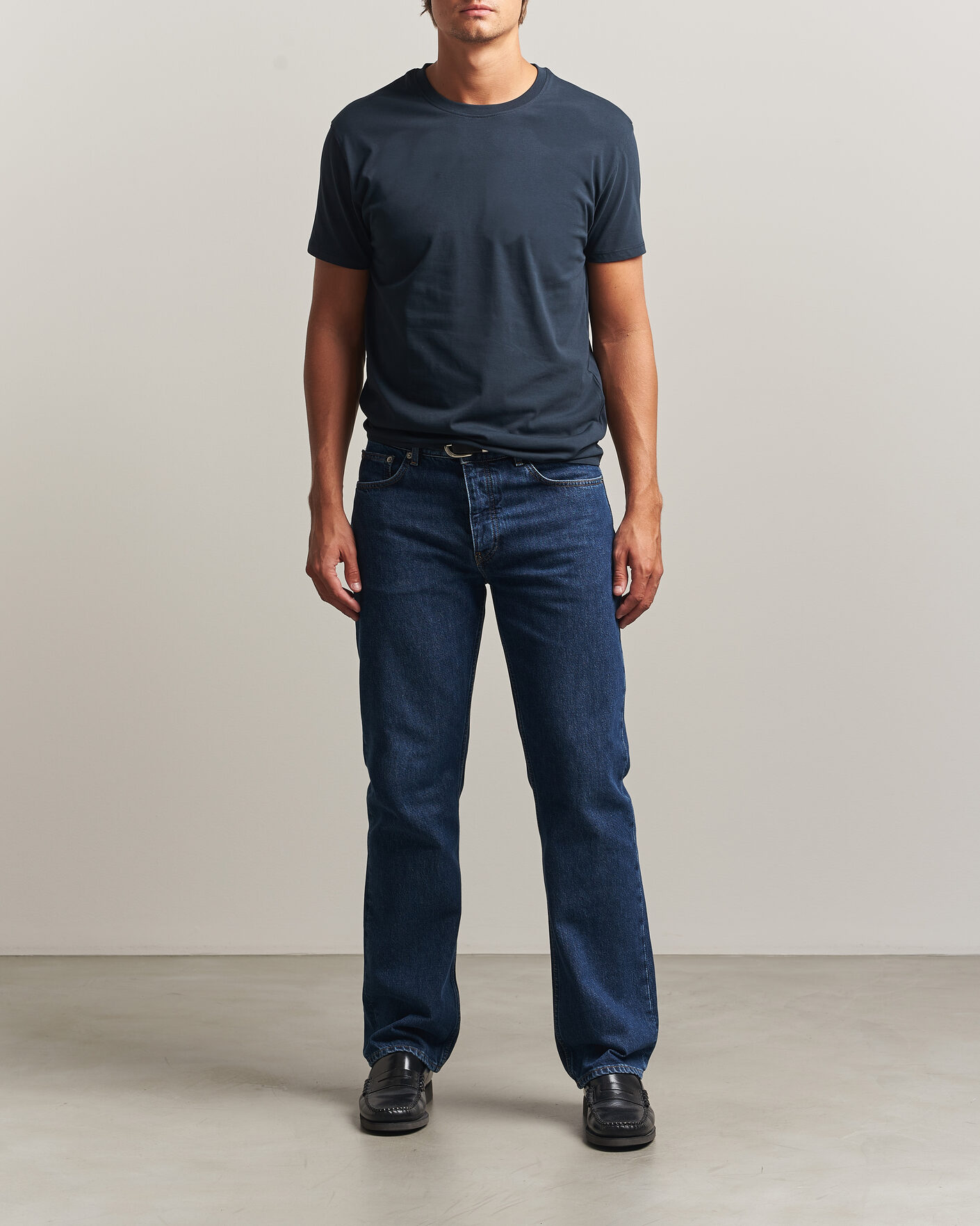 Herr | T-Shirts | Samsøe Samsøe | Kronos Cotton T-Shirt Salute Navy