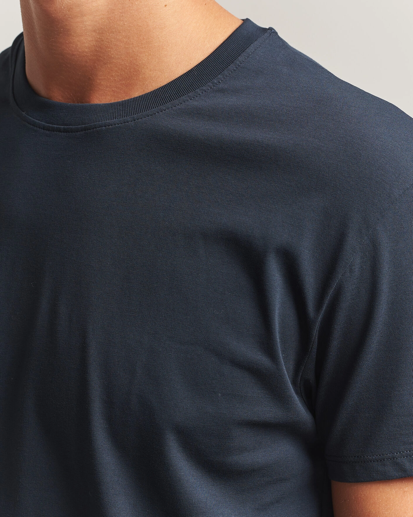 Herr | T-Shirts | Samsøe Samsøe | Kronos Cotton T-Shirt Salute Navy