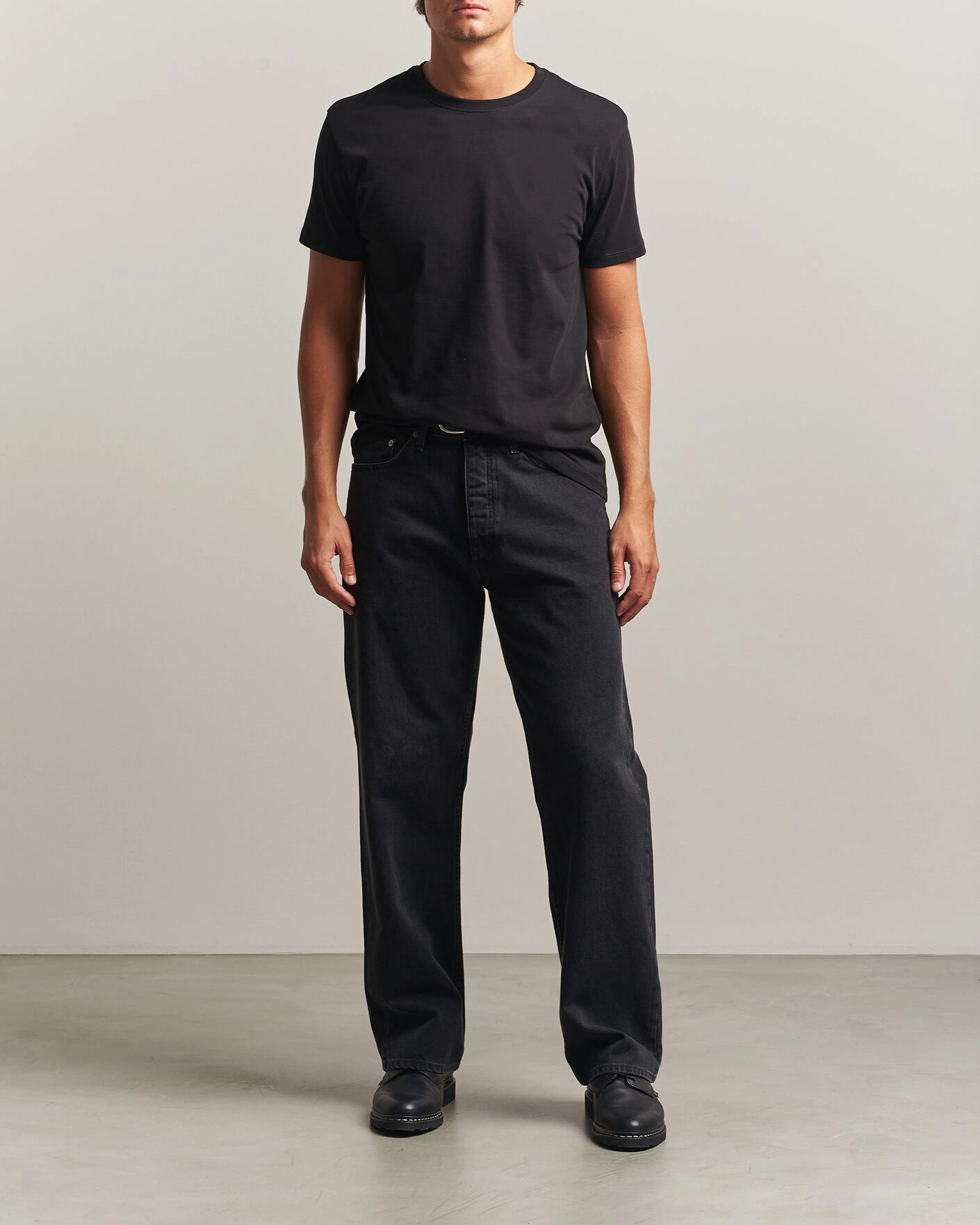 Herr | T-Shirts | Samsøe Samsøe | Kronos Cotton T-Shirt Black