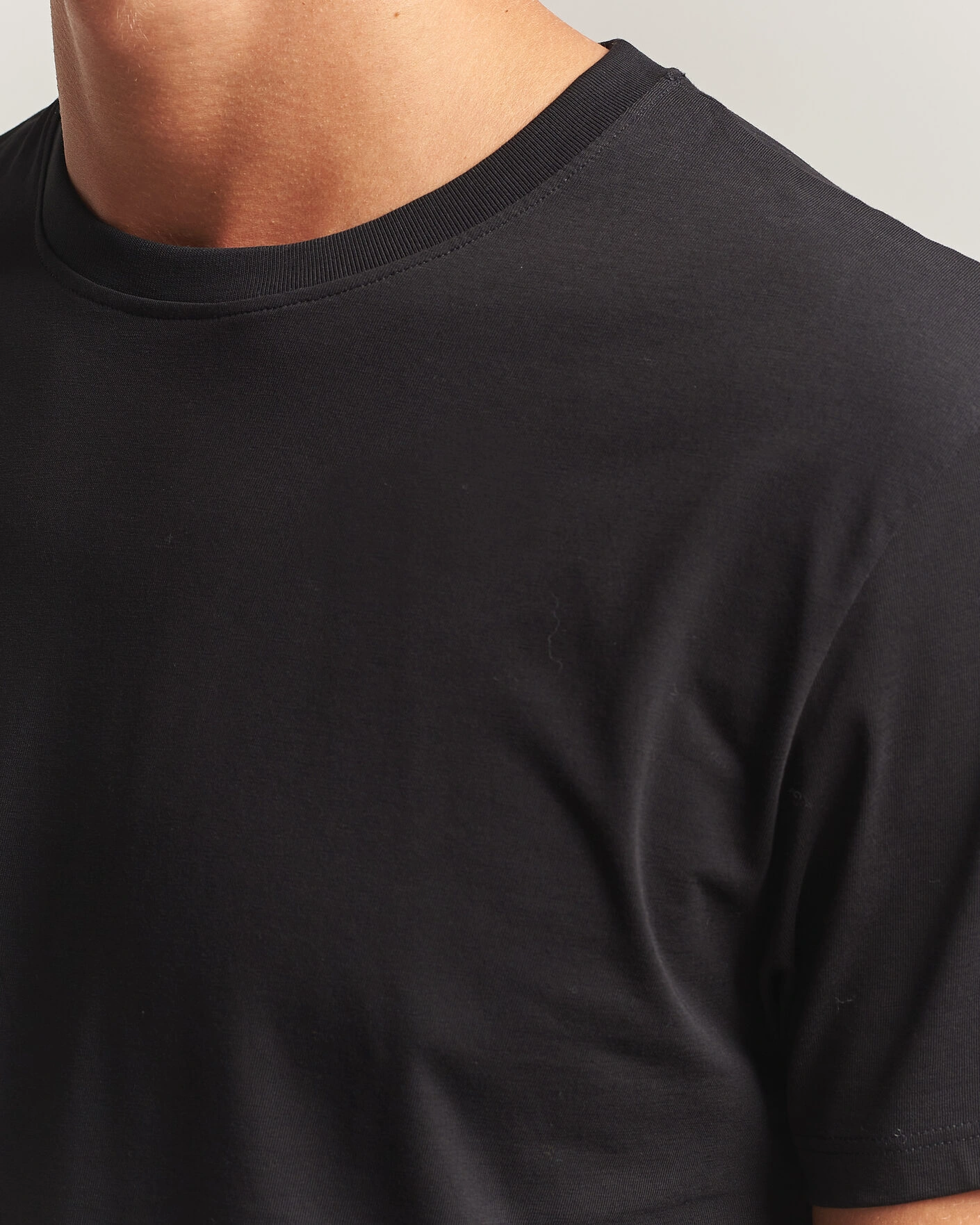 Herr | T-Shirts | Samsøe Samsøe | Kronos Cotton T-Shirt Black