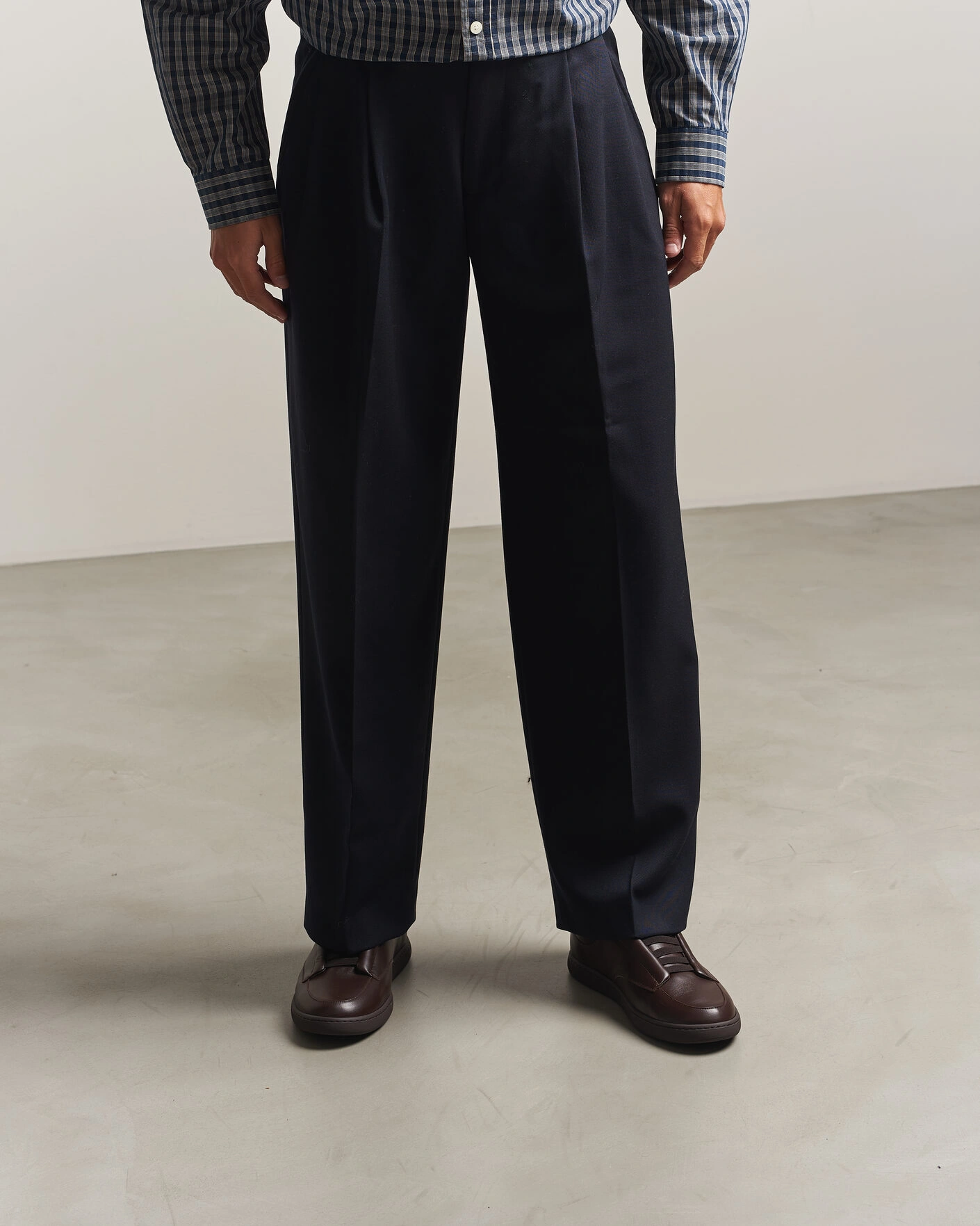 Herr | Sneakers | J.M. Weston | Dress Sneaker Dark Brown Nappa