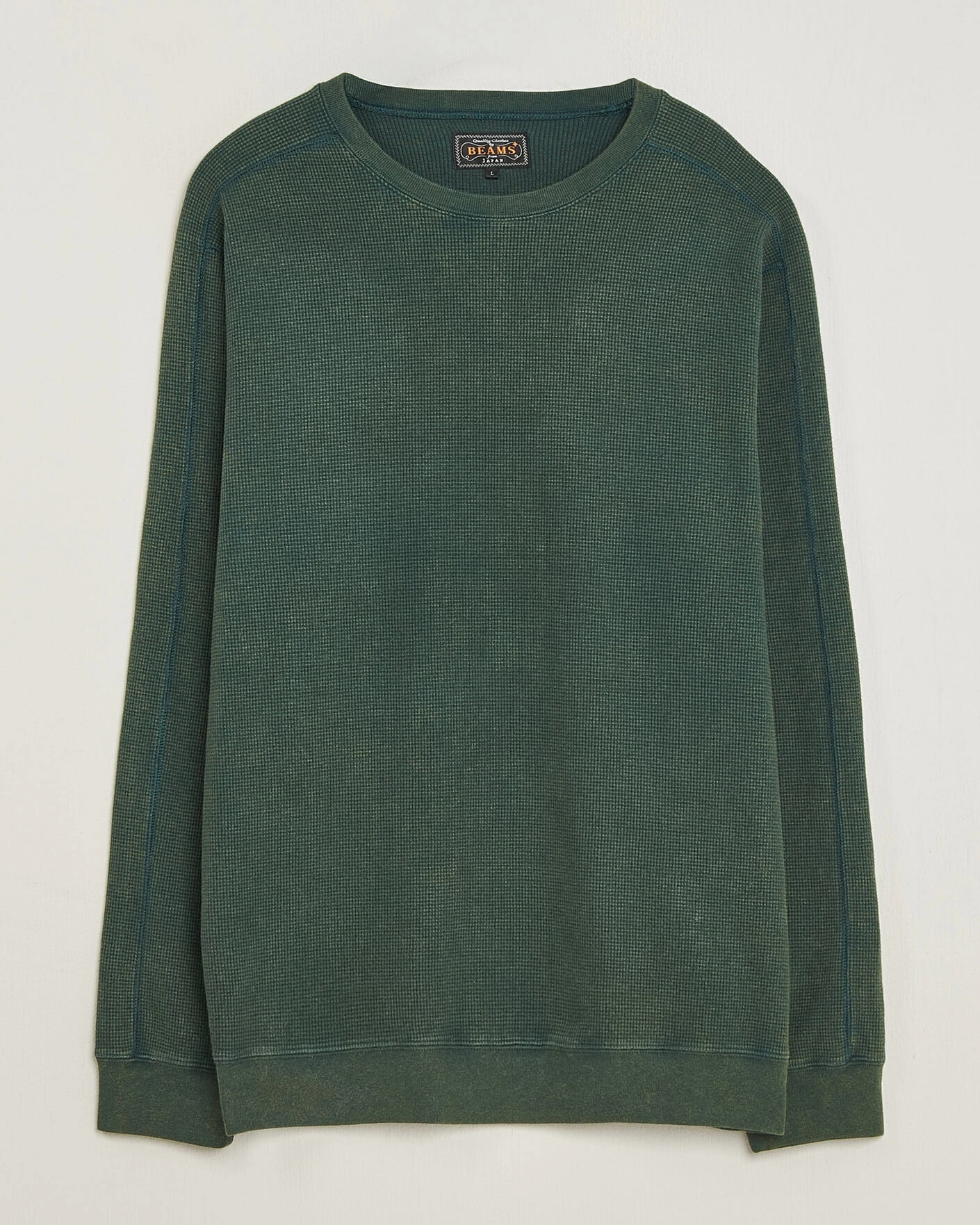 Herr | T-Shirts | BEAMS PLUS | Fade Thermal Crew Green