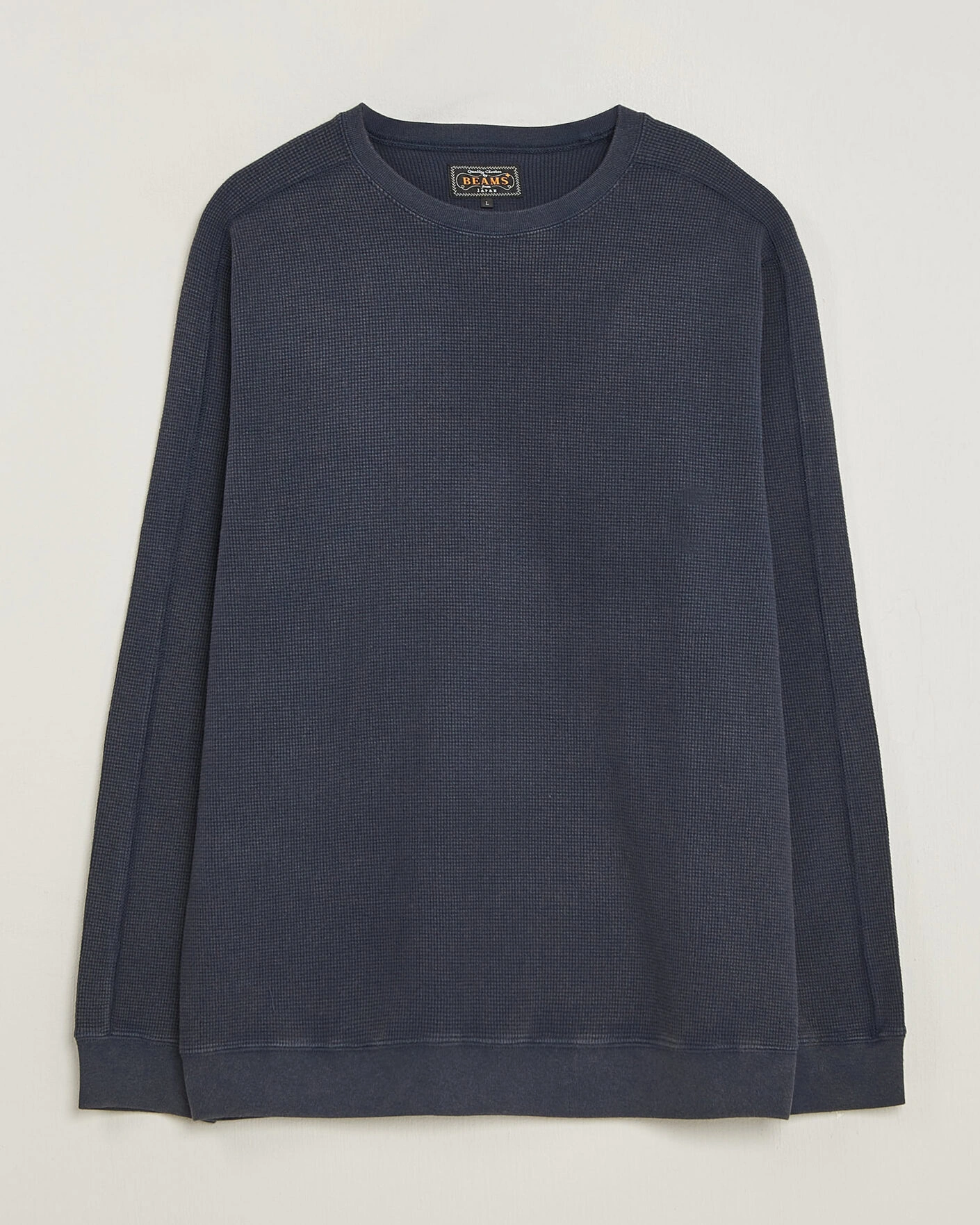 Herr | T-Shirts | BEAMS PLUS | Fade Thermal Crew Navy