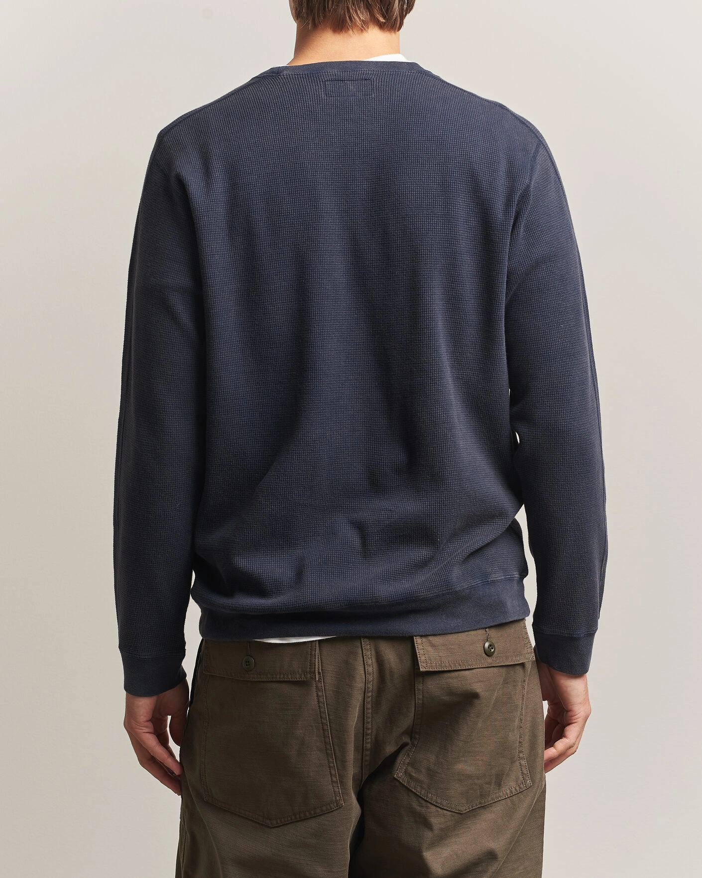 Herr | T-Shirts | BEAMS PLUS | Fade Thermal Crew Navy