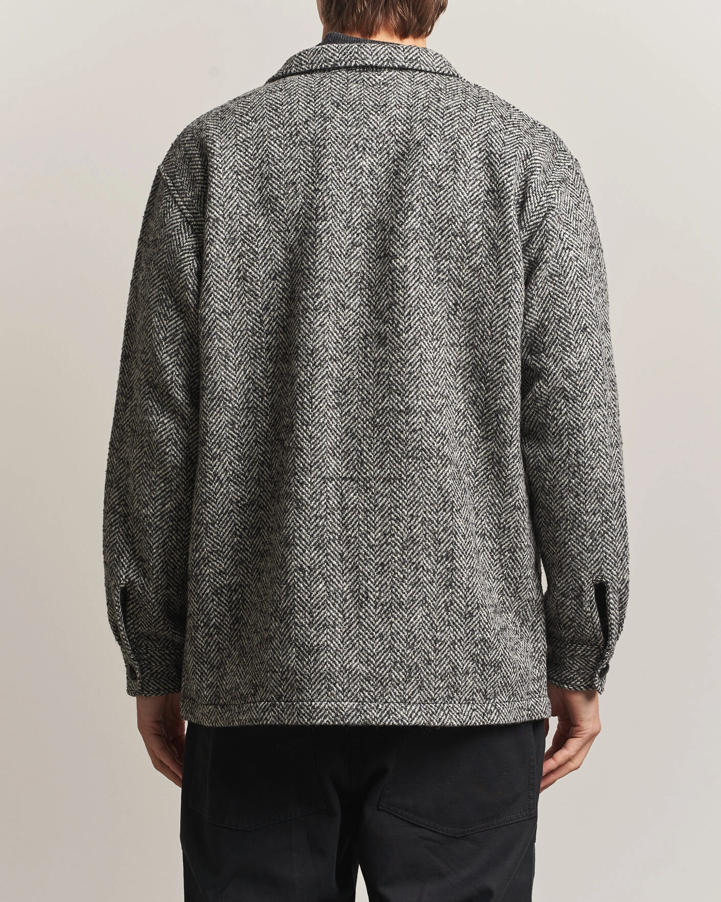 Herr | Jackor | BEAMS PLUS | Wool Herringbone Jacket Grey