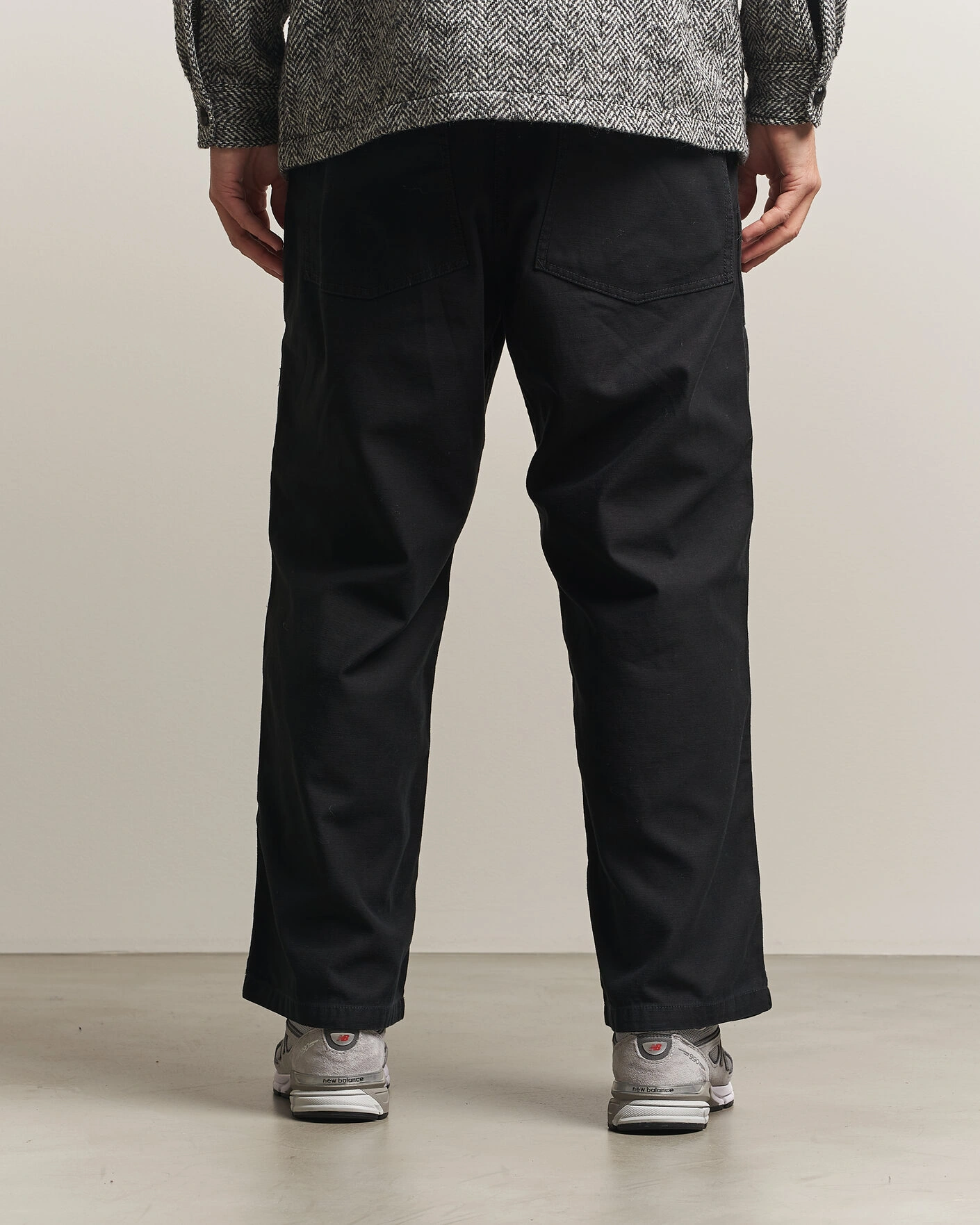 Herr | Byxor | BEAMS PLUS | MIL Utility Sateen Trousers Black