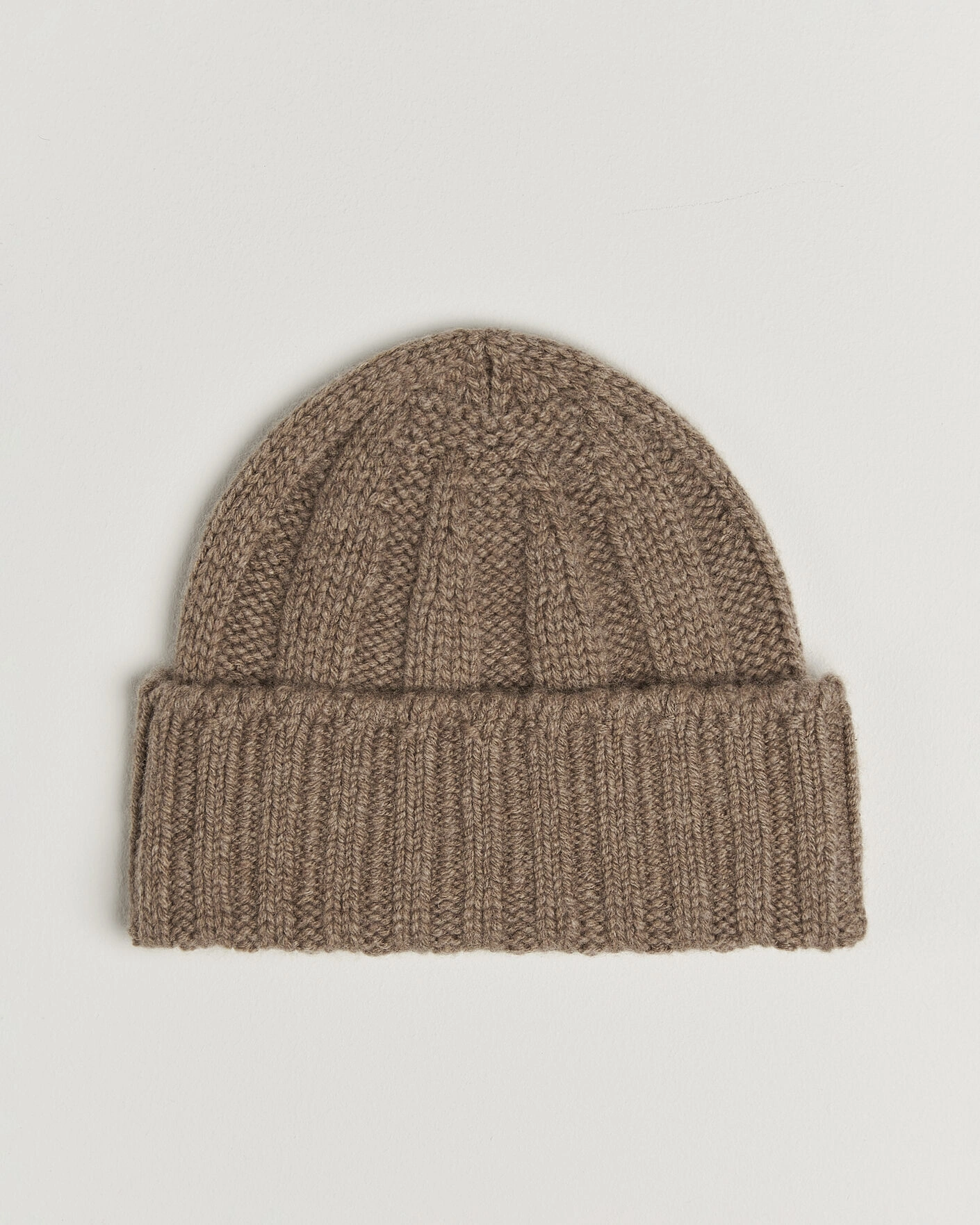 Herr | Mössor | BEAMS PLUS | Cashmere Rib Beanie Camel