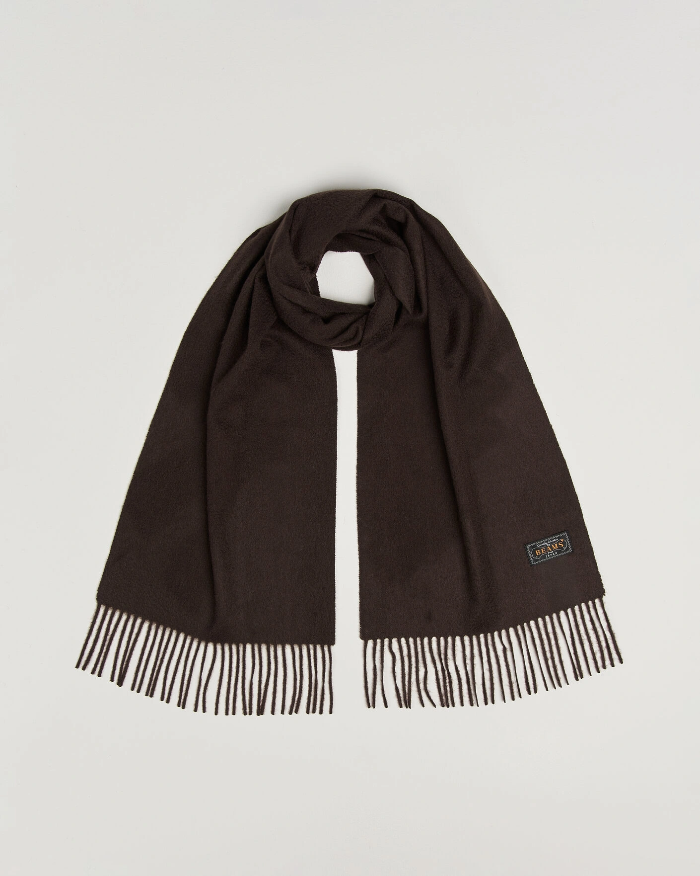Herr | Halsdukar | BEAMS PLUS | Cashmere Scarf Dark Brown