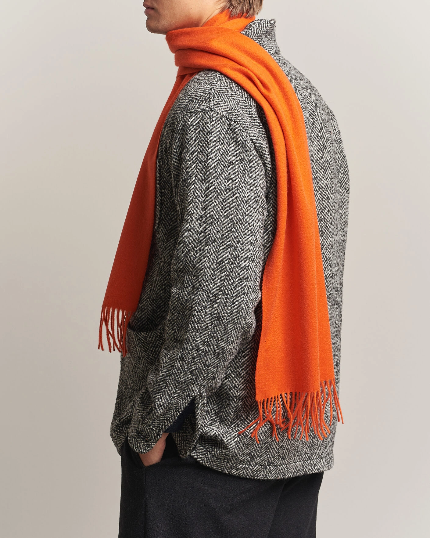 Herr | Halsdukar | BEAMS PLUS | Cashmere Scarf Orange