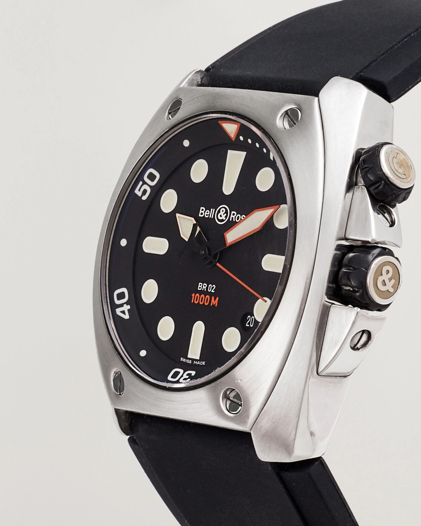 Herr | Pre-Owned & Vintage Watches | Bell & Ross Pre-Owned | BR02-20 Steel 
