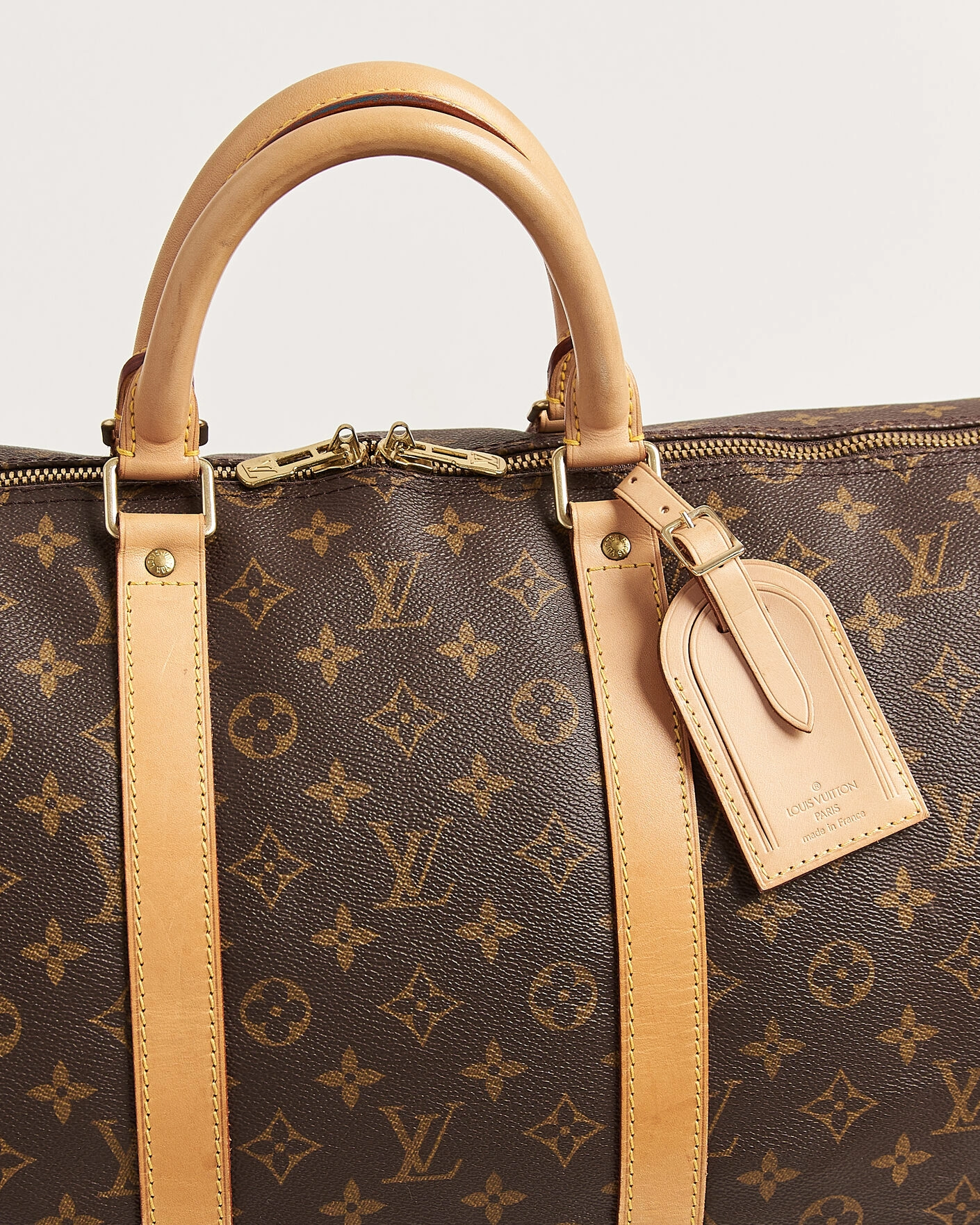 Herr | Pre-Owned & Vintage Bags | Louis Vuitton Pre-Owned | Keepall Bandouliére 55 Monogram