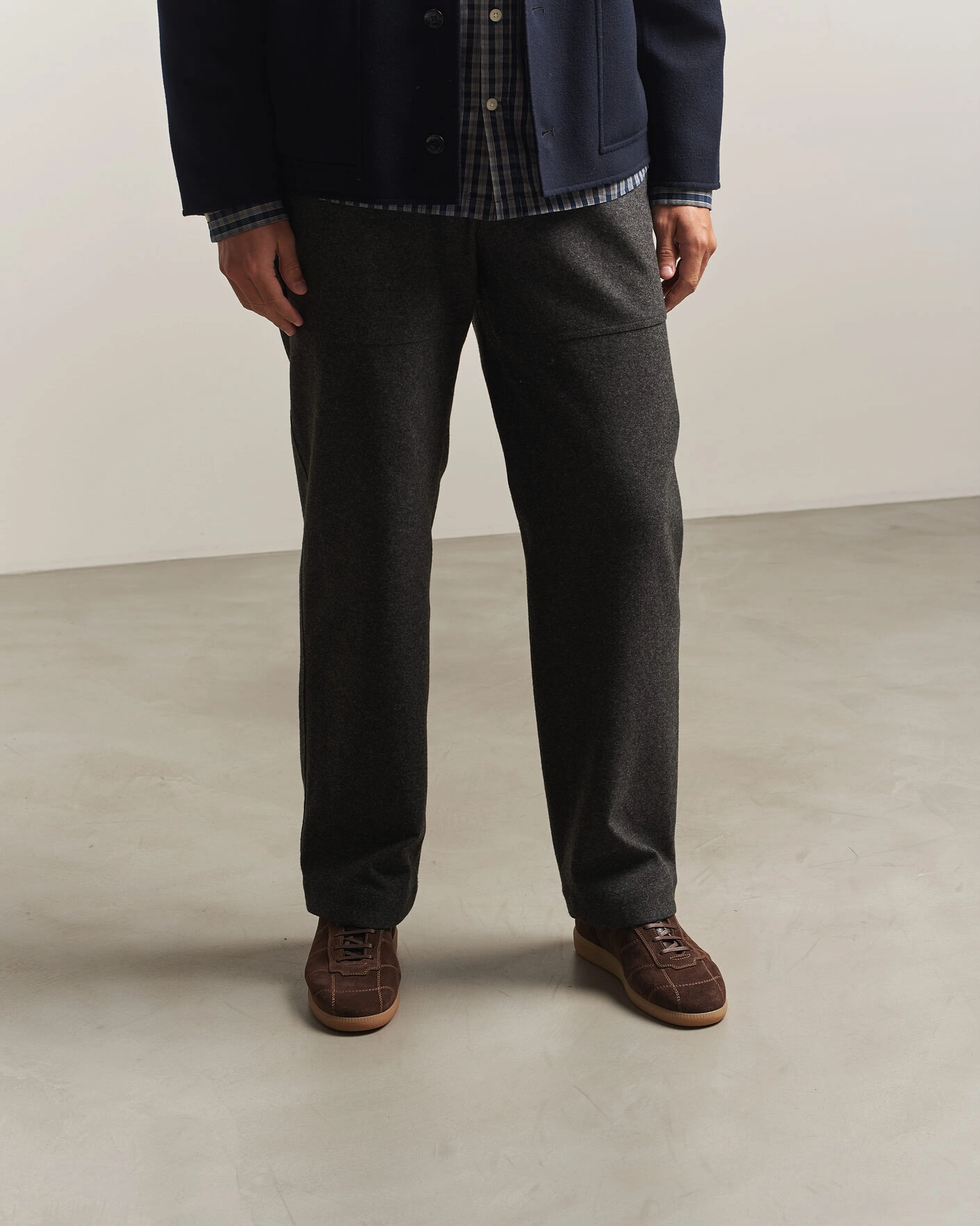 Herr | Sneakers | CQP | Stillo Suede Sneaker Dark Brown