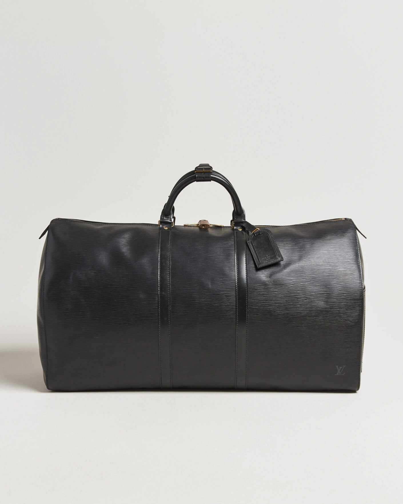 Herr | Pre-Owned & Vintage Bags | Louis Vuitton Pre-Owned | Keepall 60 Epi Leather Black