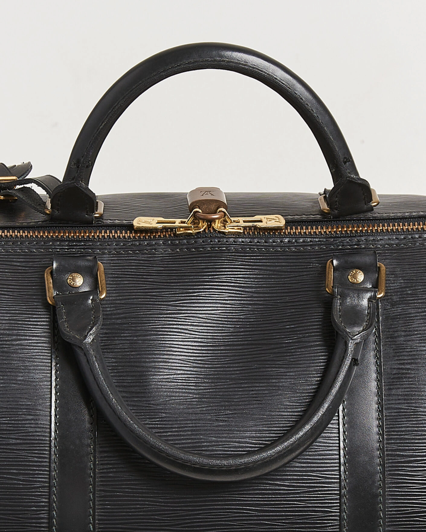 Herr | Pre-Owned & Vintage Bags | Louis Vuitton Pre-Owned | Keepall 60 Epi Leather Black
