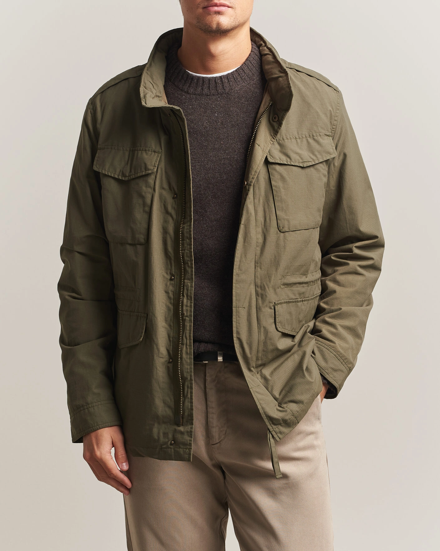 Herr | Jackor | A Day's March | Barnett M65 Jacket Olive