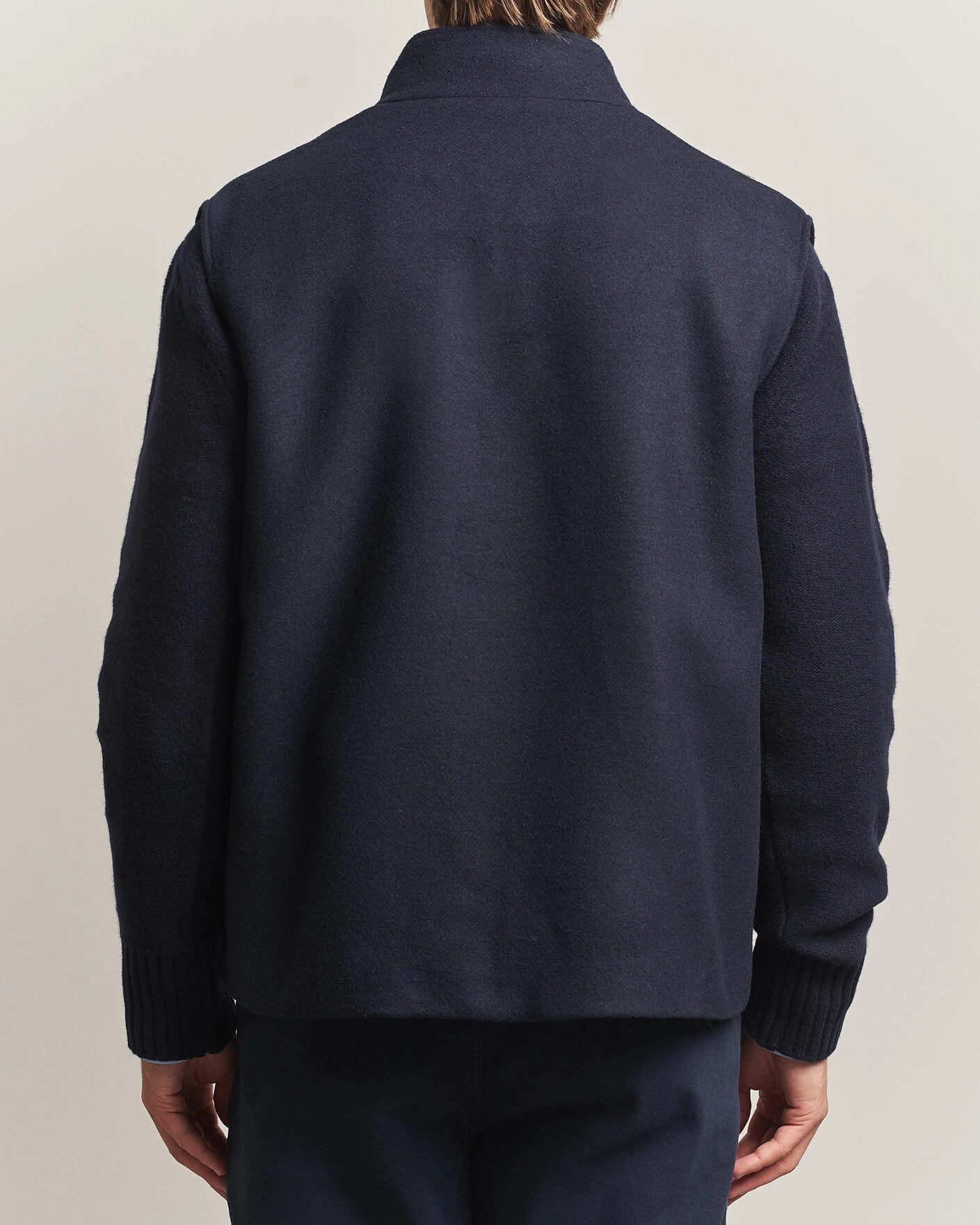 Herr | Västar | A Day's March | Canora Lined Wool Vest Navy