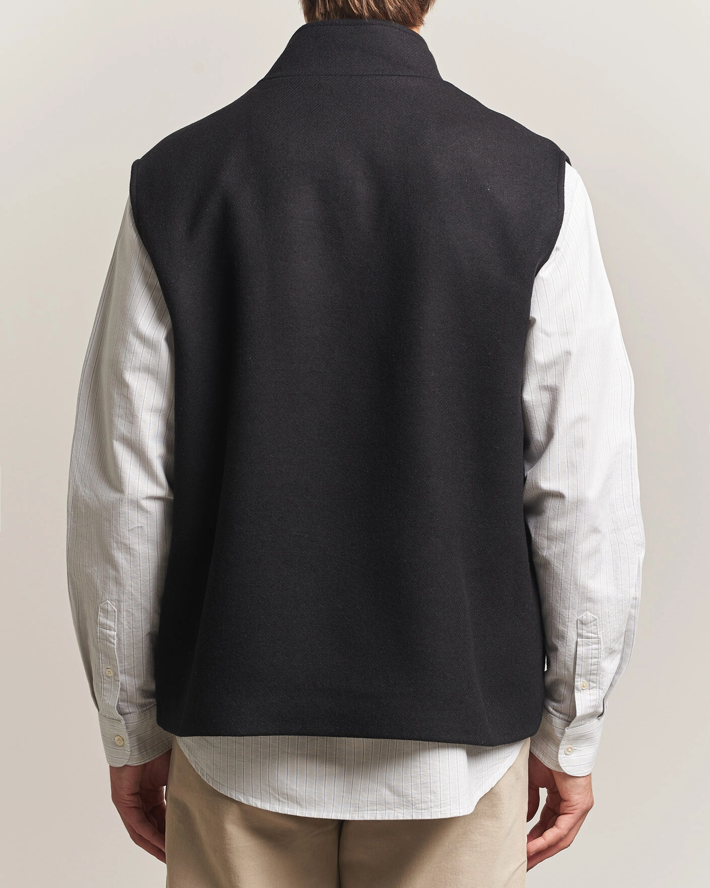 Herr | Västar | A Day's March | Canora Lined Wool Vest Black