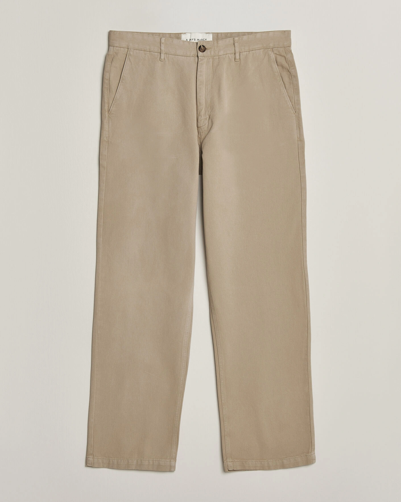 Herr | Byxor | A Day's March | Redwood Cotton Chinos Khaki