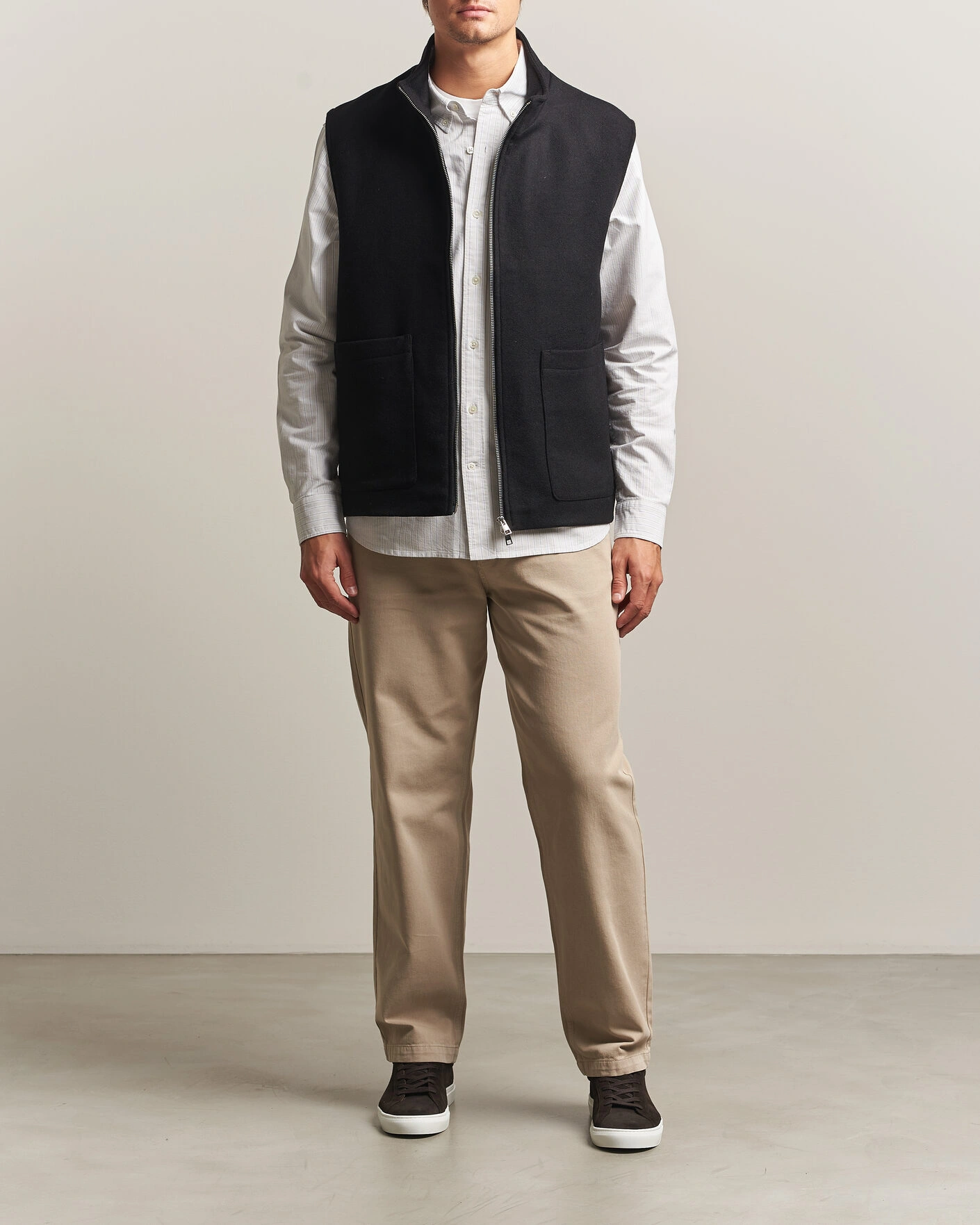 Herr | Byxor | A Day's March | Redwood Cotton Chinos Khaki