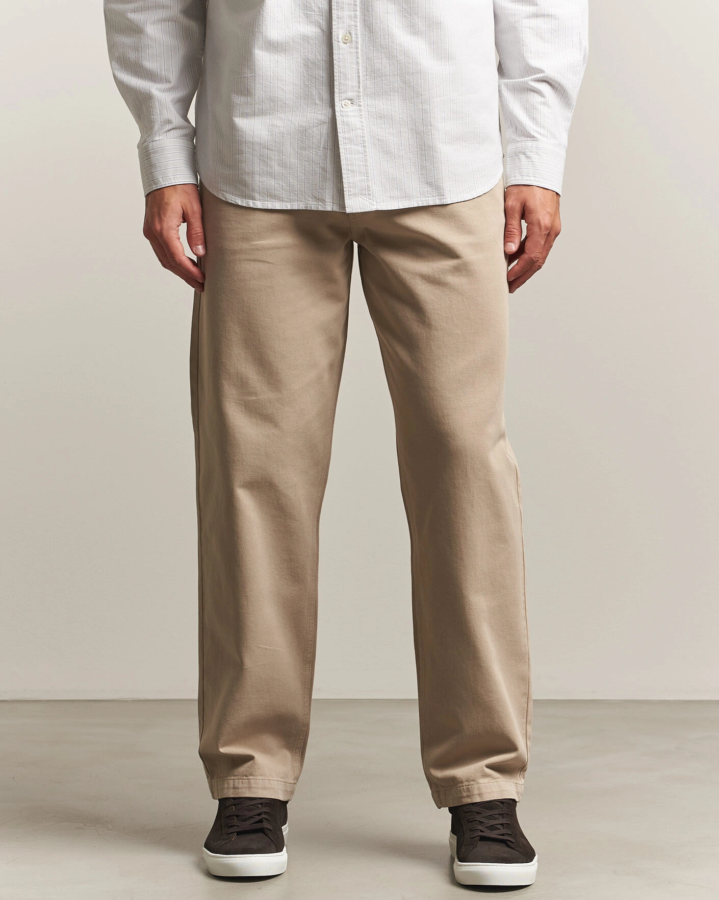 Herr | Byxor | A Day's March | Redwood Cotton Chinos Khaki