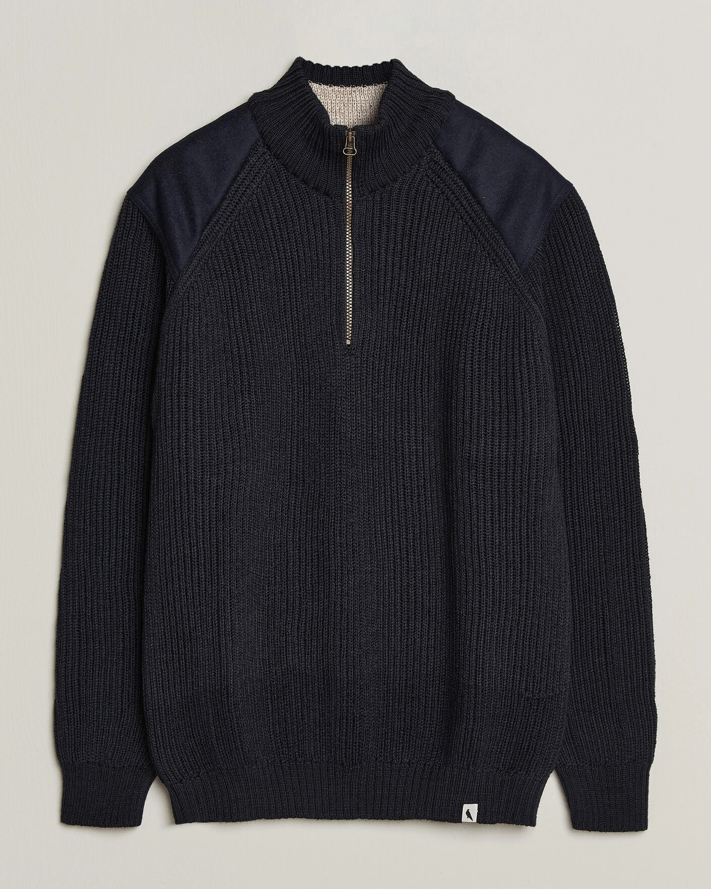 Herr | Tröjor | Peregrine | Foxton Quarter Zip Jumperr Navy