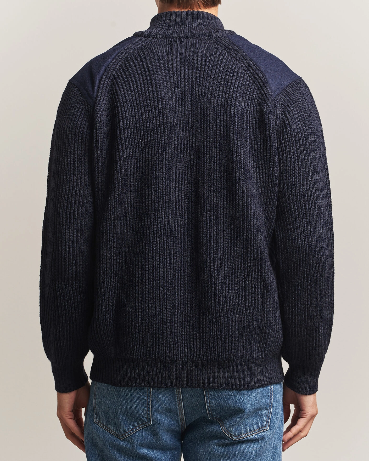 Herr | Tröjor | Peregrine | Foxton Quarter Zip Jumperr Navy