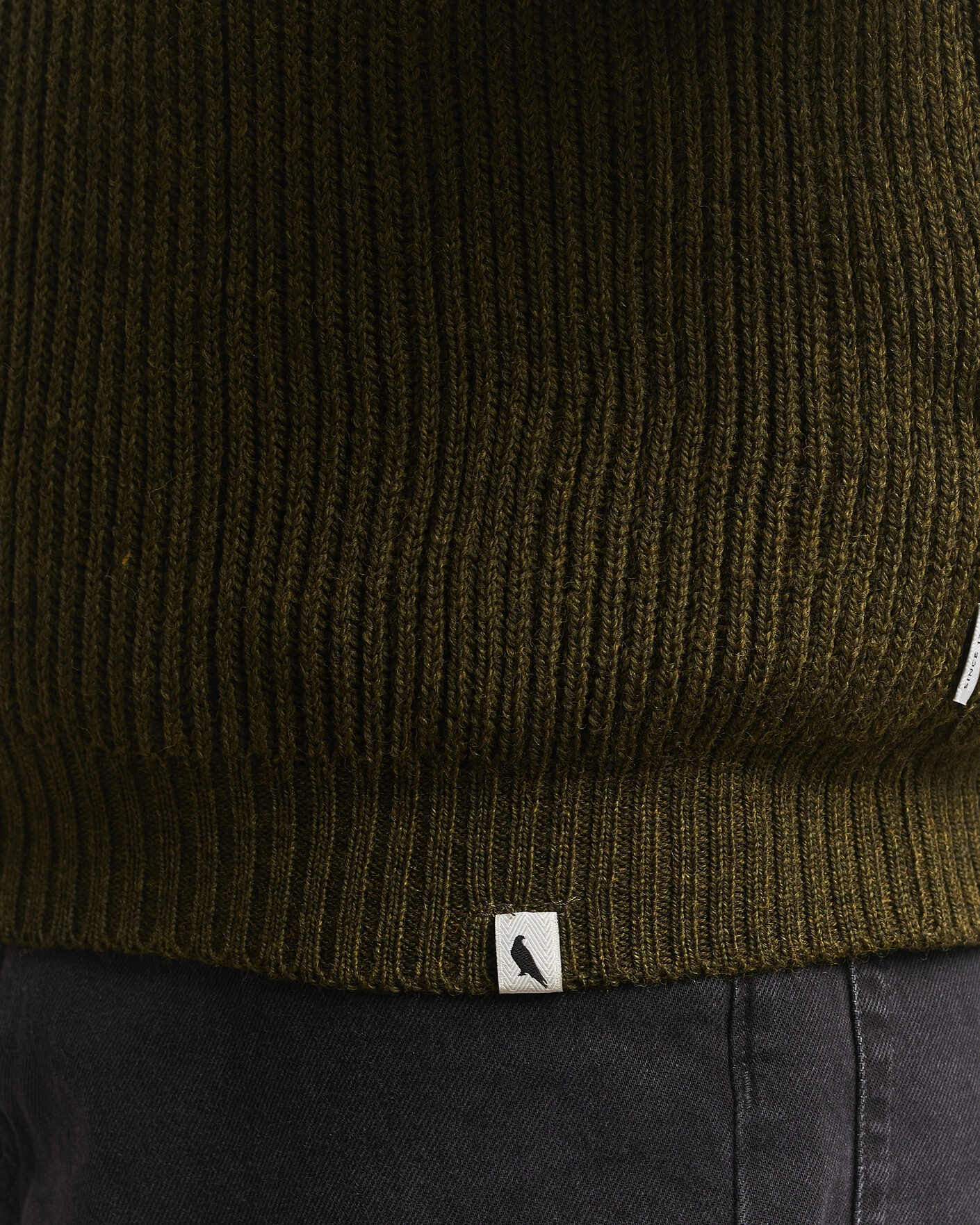 Herr | Tröjor | Peregrine | Foxton Quarter Zip Jumperr Olive