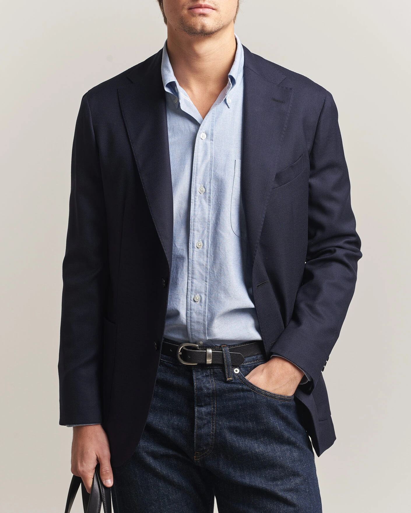 Herr | Kavajer | Boglioli for Care of Carl | Boglioli K Jacket Exclusive Hopsack Blazer Navy