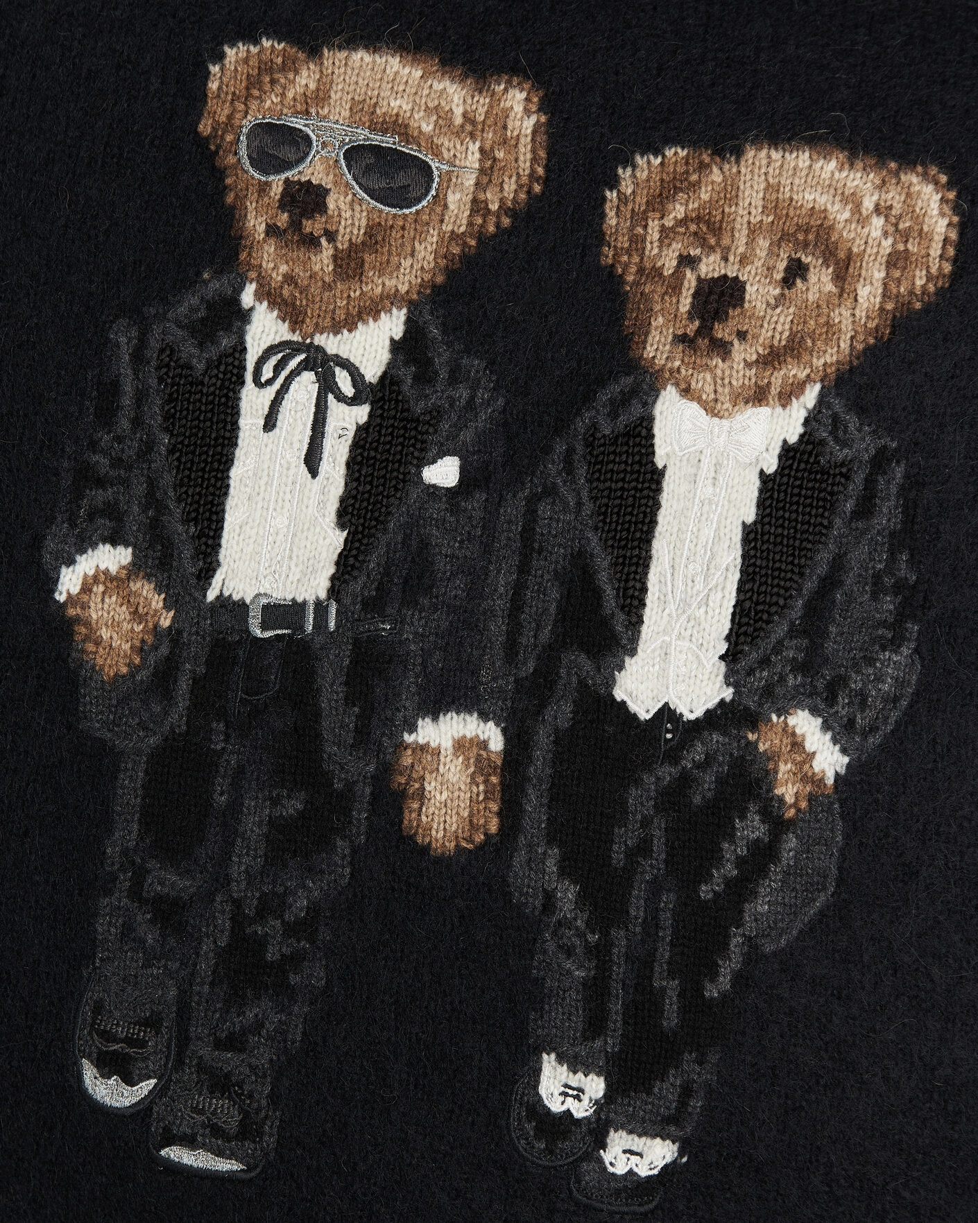 Herr | Till hemmet | Ralph Lauren Home | Ralph & Ricky Bear Wool/Alpaca Pillow Black