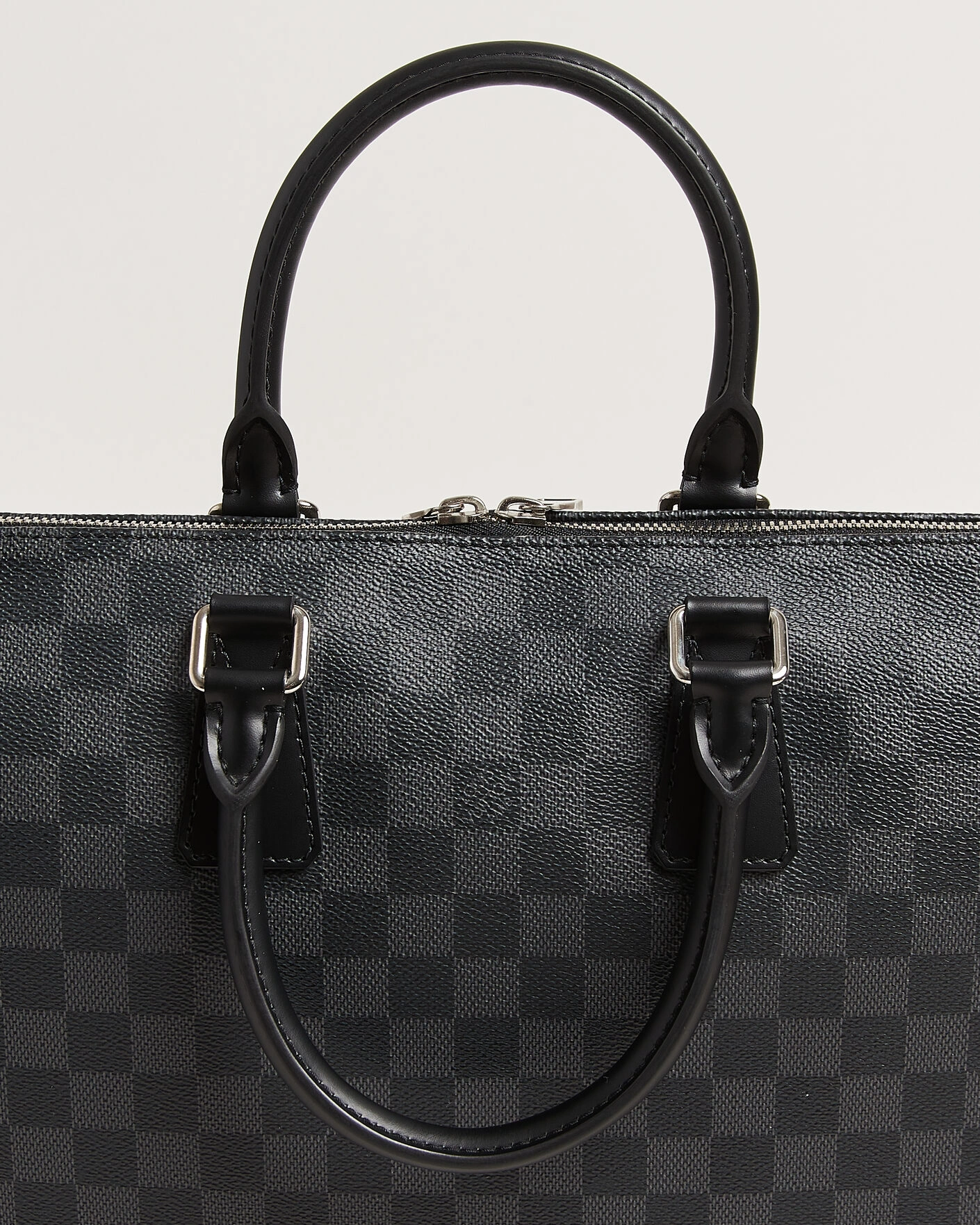 Herr | Pre-Owned & Vintage Bags | Louis Vuitton Pre-Owned | Porte Documents Bag Damier Graphite