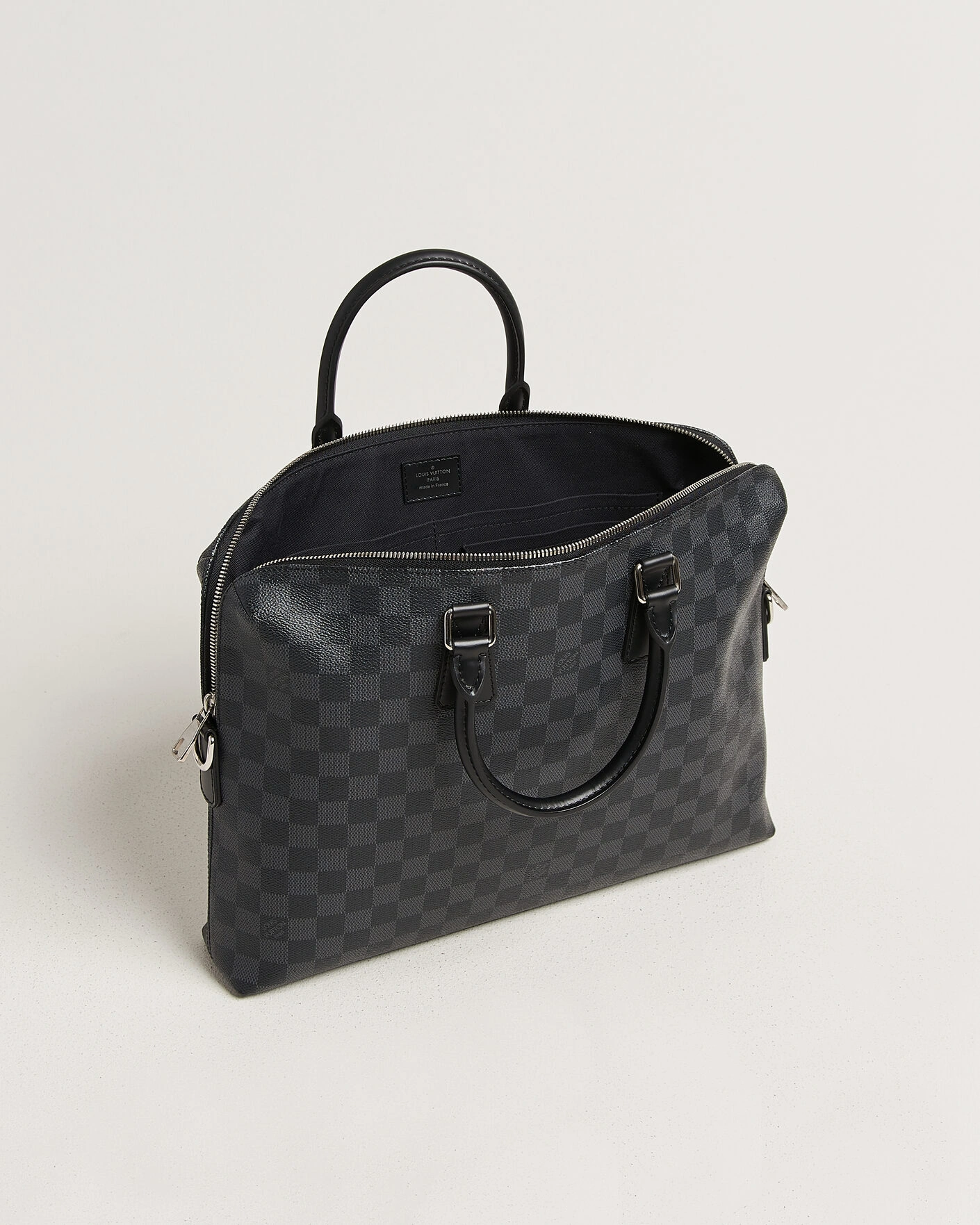 Herr | Pre-Owned & Vintage Bags | Louis Vuitton Pre-Owned | Porte Documents Bag Damier Graphite