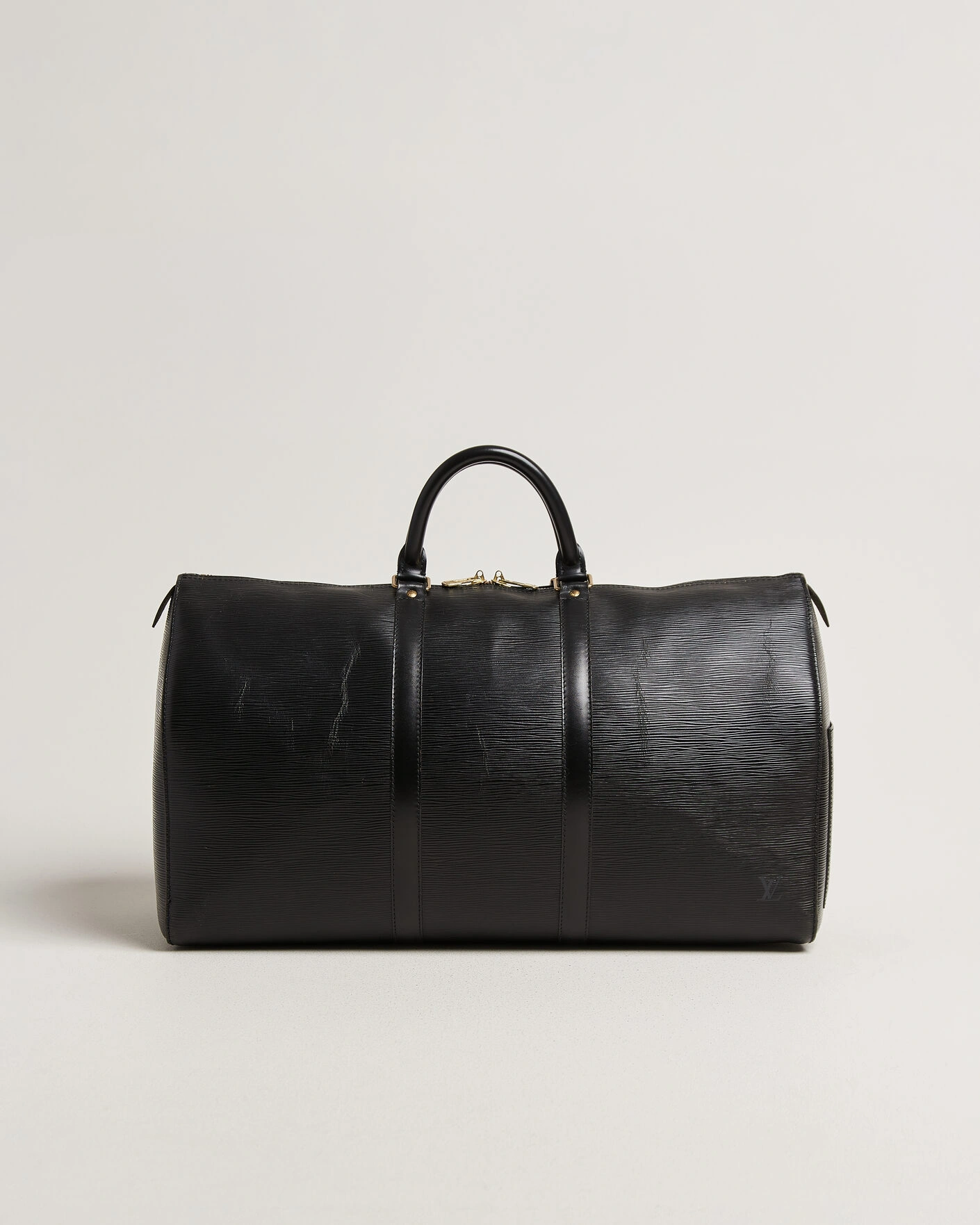 Herr | Pre-Owned & Vintage Bags | Louis Vuitton Pre-Owned | Keepall 50 Epi Leather Black