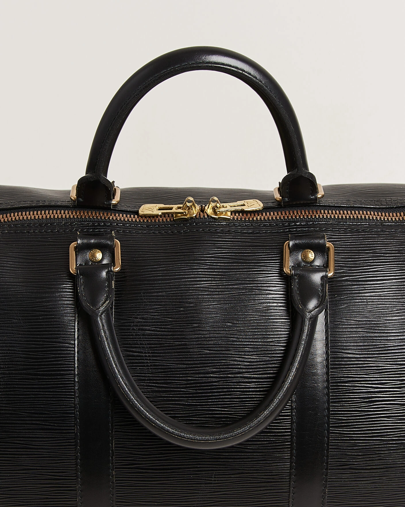 Herr | Pre-Owned & Vintage Bags | Louis Vuitton Pre-Owned | Keepall 50 Epi Leather Black
