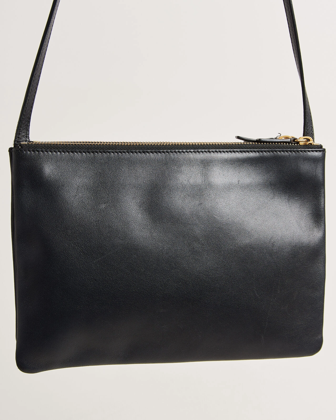 Herr | Pre-Owned & Vintage Bags | Celine Pre-Owned | Trio Bag Medium Leather Black