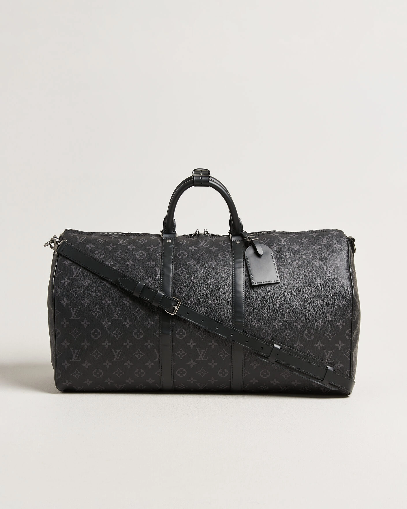 Herr | Pre-Owned & Vintage Bags | Louis Vuitton Pre-Owned | Keepall 55 Bandoulière Monogram Eclipse