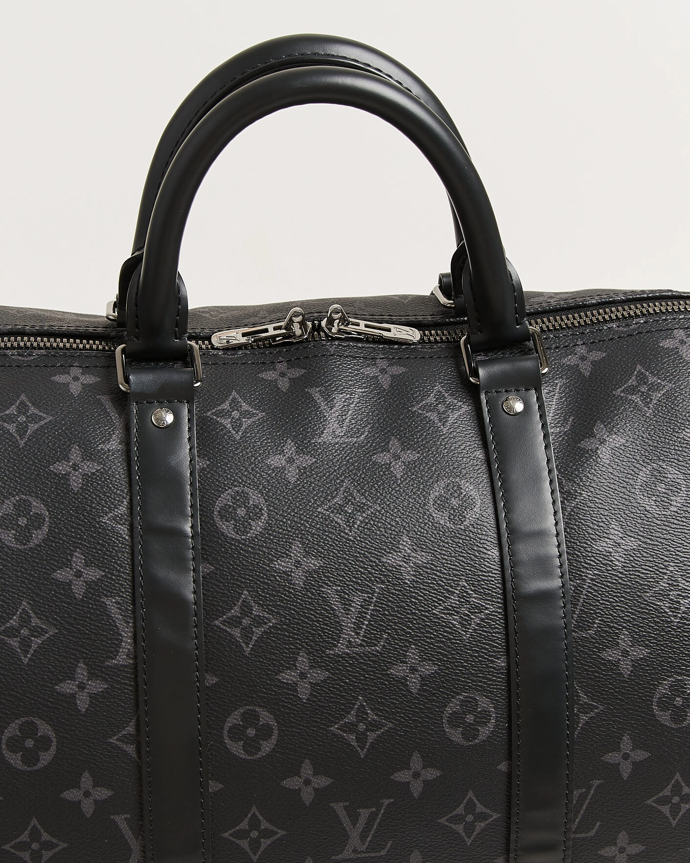 Herr | Pre-Owned & Vintage Bags | Louis Vuitton Pre-Owned | Keepall 55 Bandoulière Monogram Eclipse